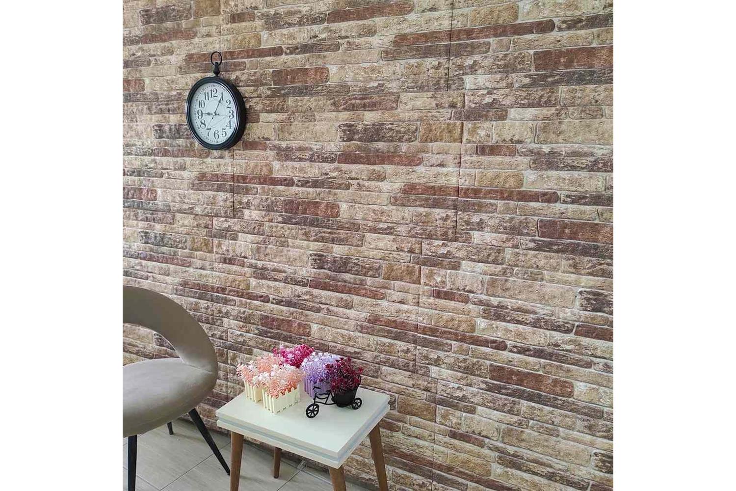 Vidaxl 149585 3d Wall Panels With Multicolour Brick Design 10 Pcs Eps-7