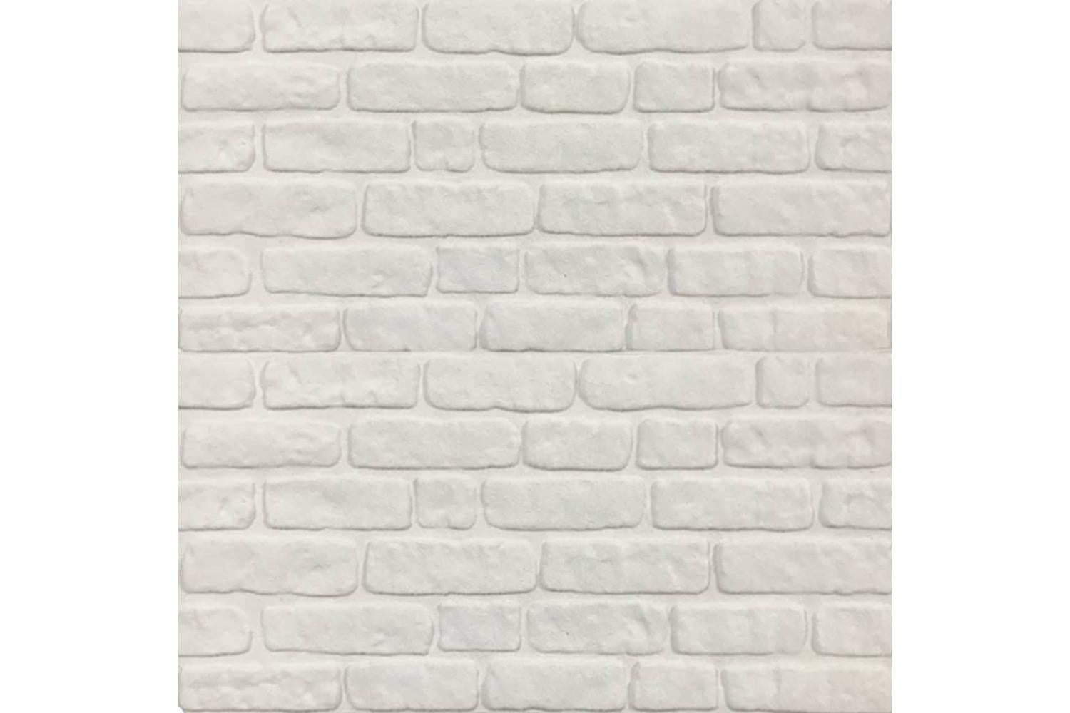 Vidaxl 332927 3d Wall Panels With White Brick Design 10 Pcs Eps-5