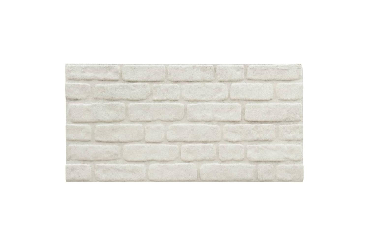 Vidaxl 332927 3d Wall Panels With White Brick Design 10 Pcs Eps-6