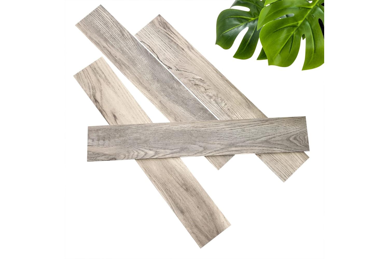 Wallart 442552 Wood Look Planks Barnwood Oak White Wash-3