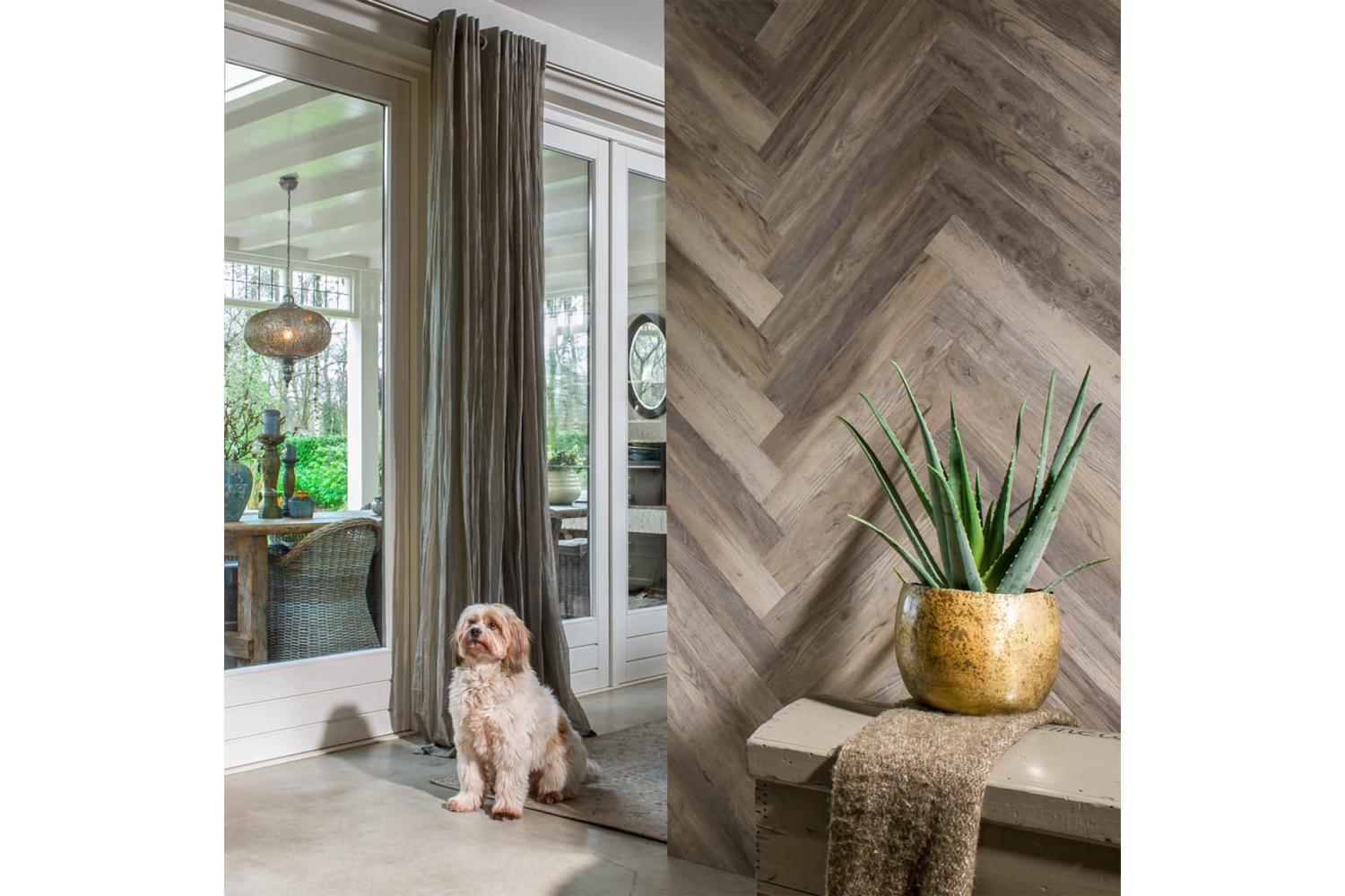 Wallart 442552 Wood Look Planks Barnwood Oak White Wash-4