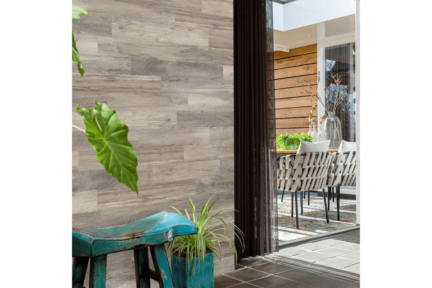 Wallart 442552 Wood Look Planks Barnwood Oak White Wash-8