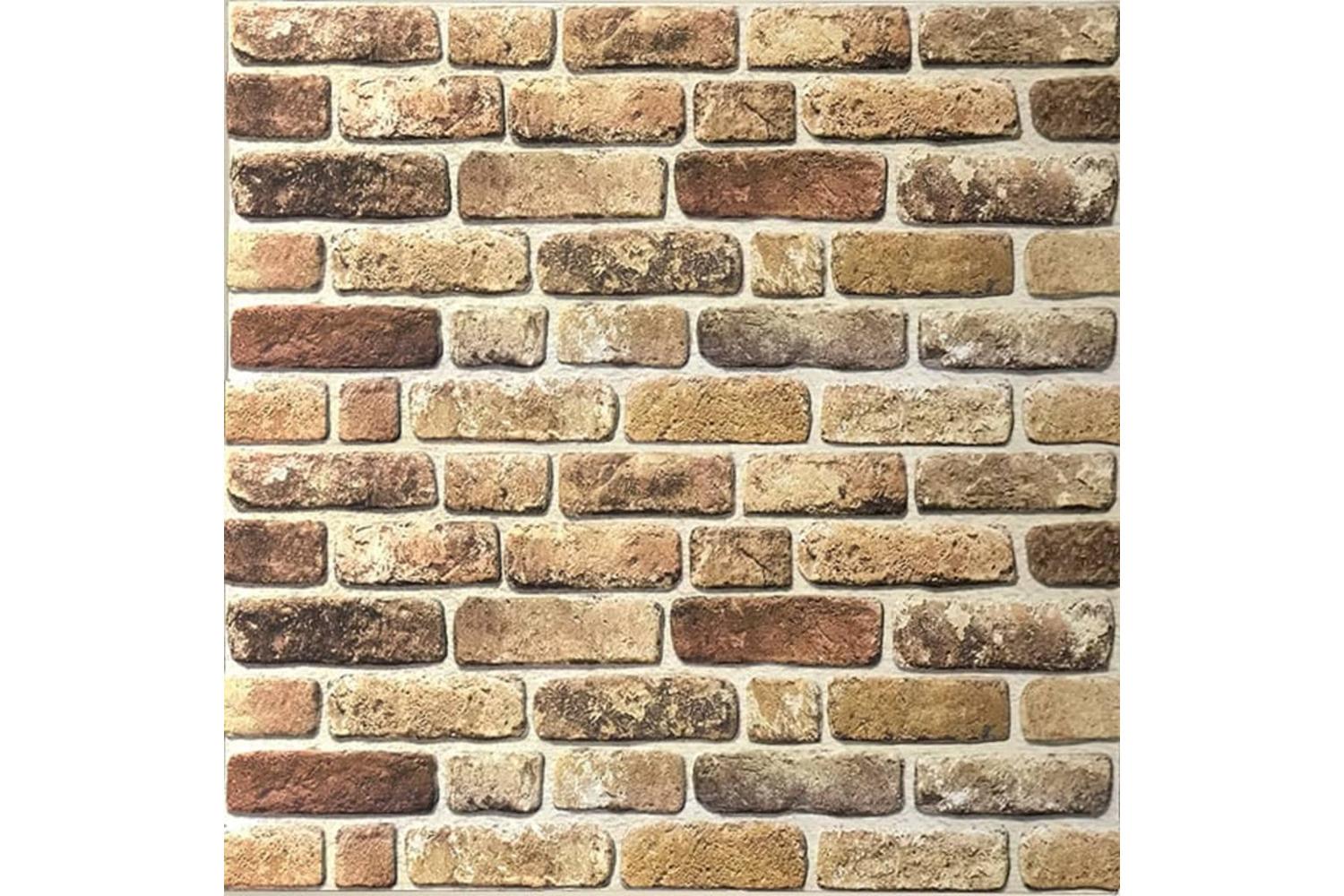 Vidaxl 332926 3d Wall Panels With Dark Sand Brick Design 10 Pcs Eps-4