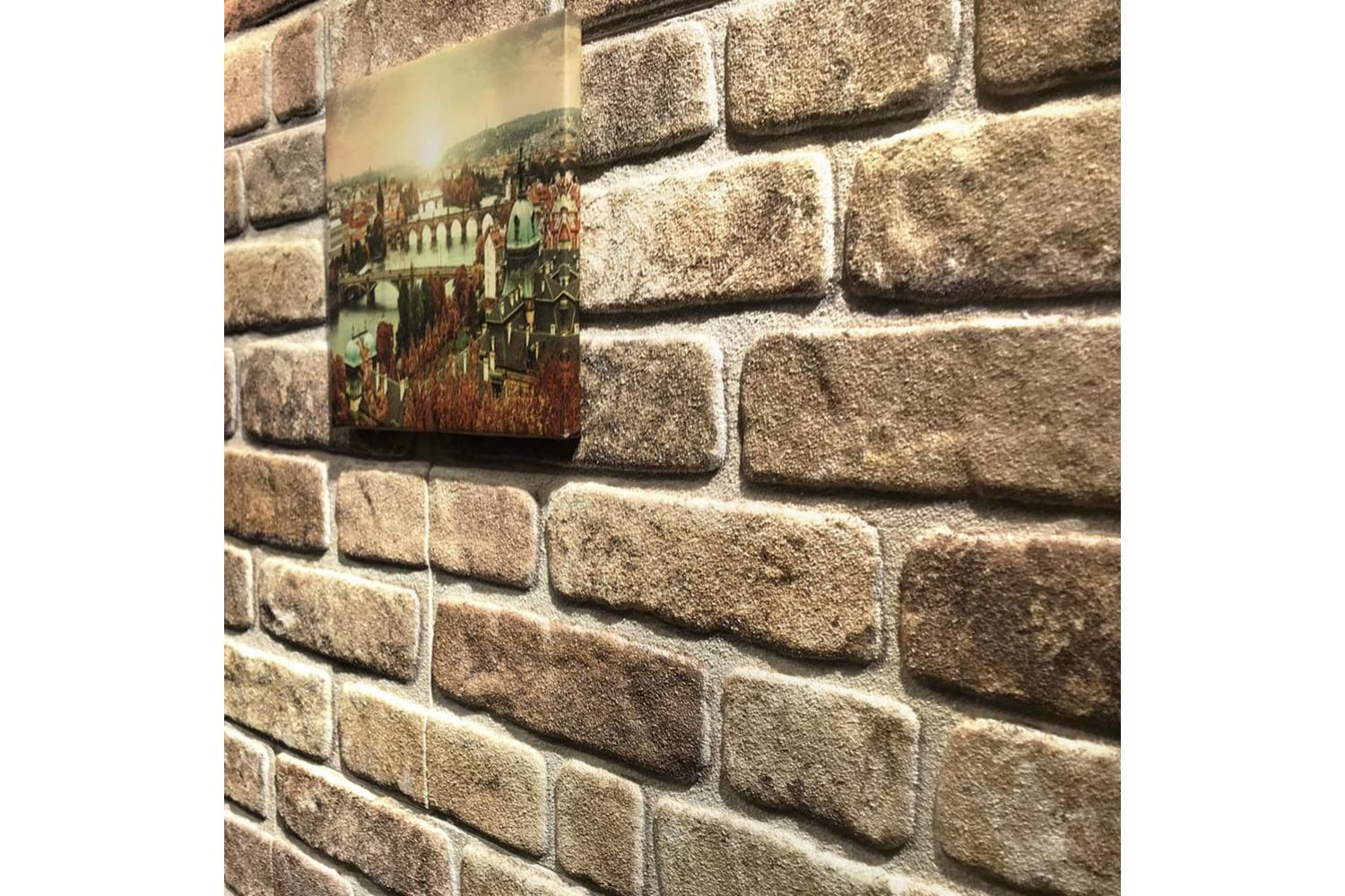 Vidaxl 332926 3d Wall Panels With Dark Sand Brick Design 10 Pcs Eps-7