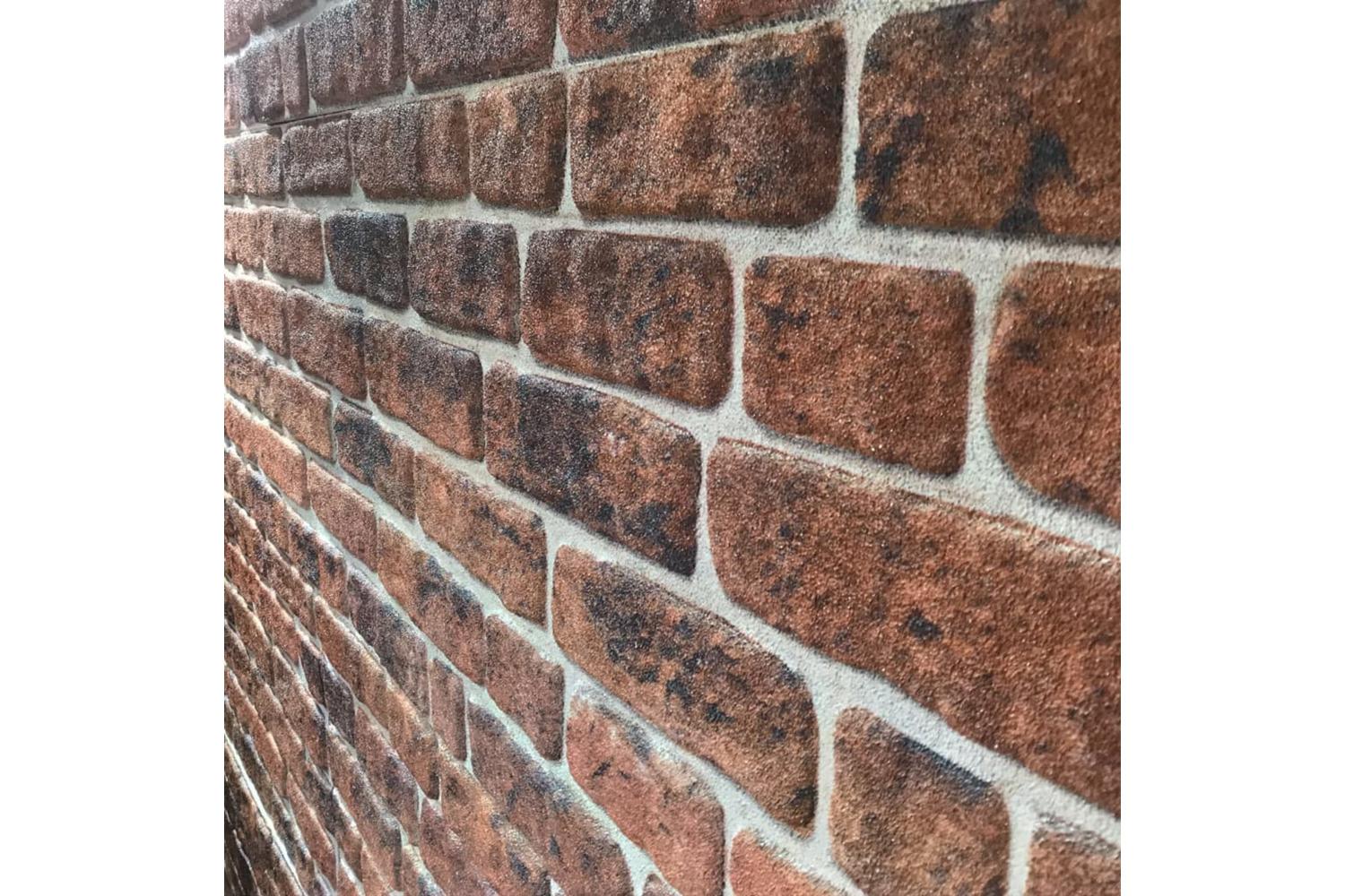 Vidaxl 332923 3d Wall Panels With Dark Brown Brick Design 10 Pcs Eps-4