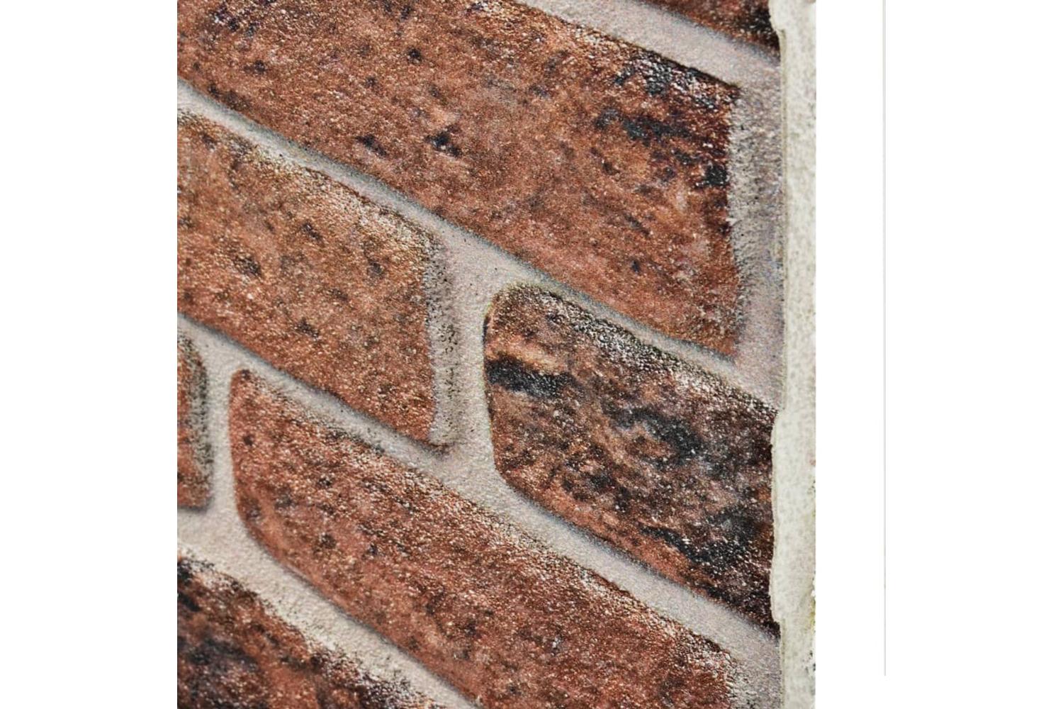 Vidaxl 332923 3d Wall Panels With Dark Brown Brick Design 10 Pcs Eps-5