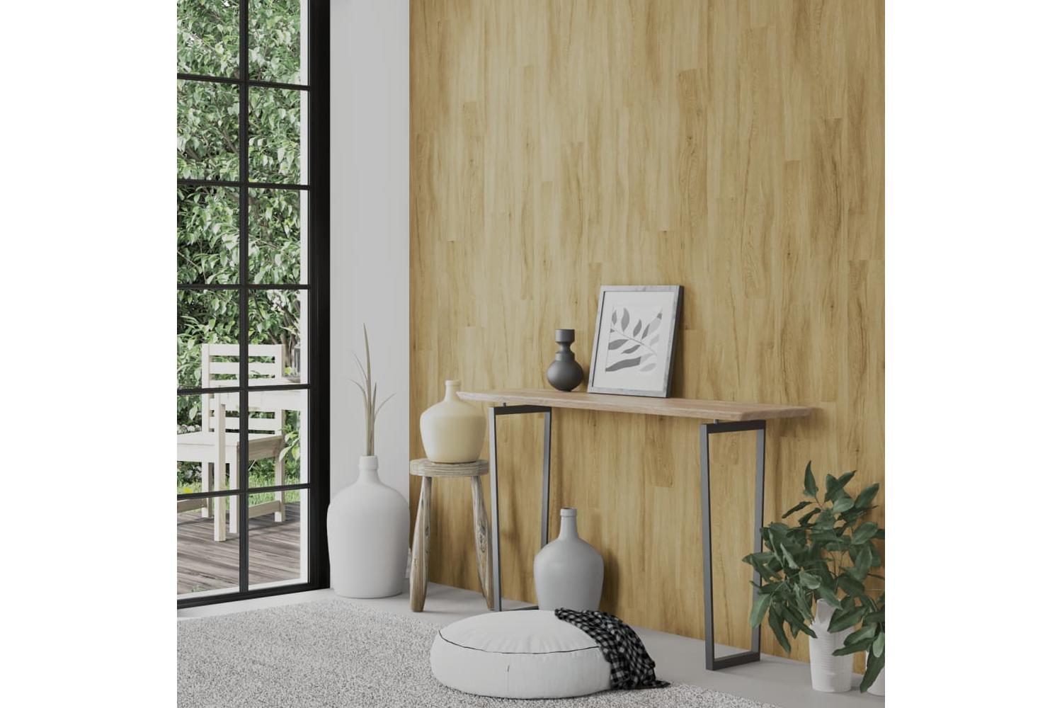 Vidaxl 3189146 Wall Panels Wood Look Brown Pvc 4.12 Mâ²-4