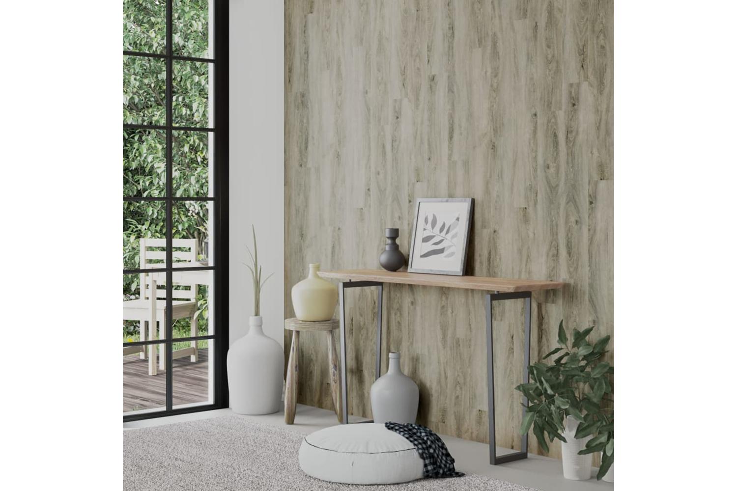 Vidaxl Wall Panels Wood Look Grey Pvc 2.06 MÂ²-4