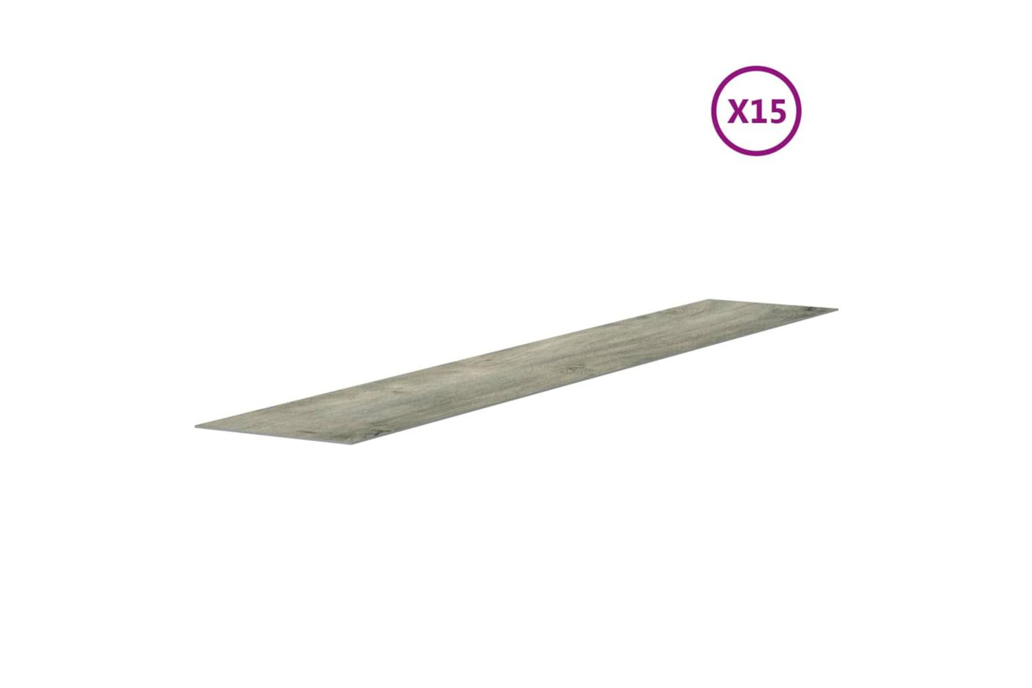 Vidaxl Wall Panels Wood Look Grey Pvc 2.06 MÂ²-6