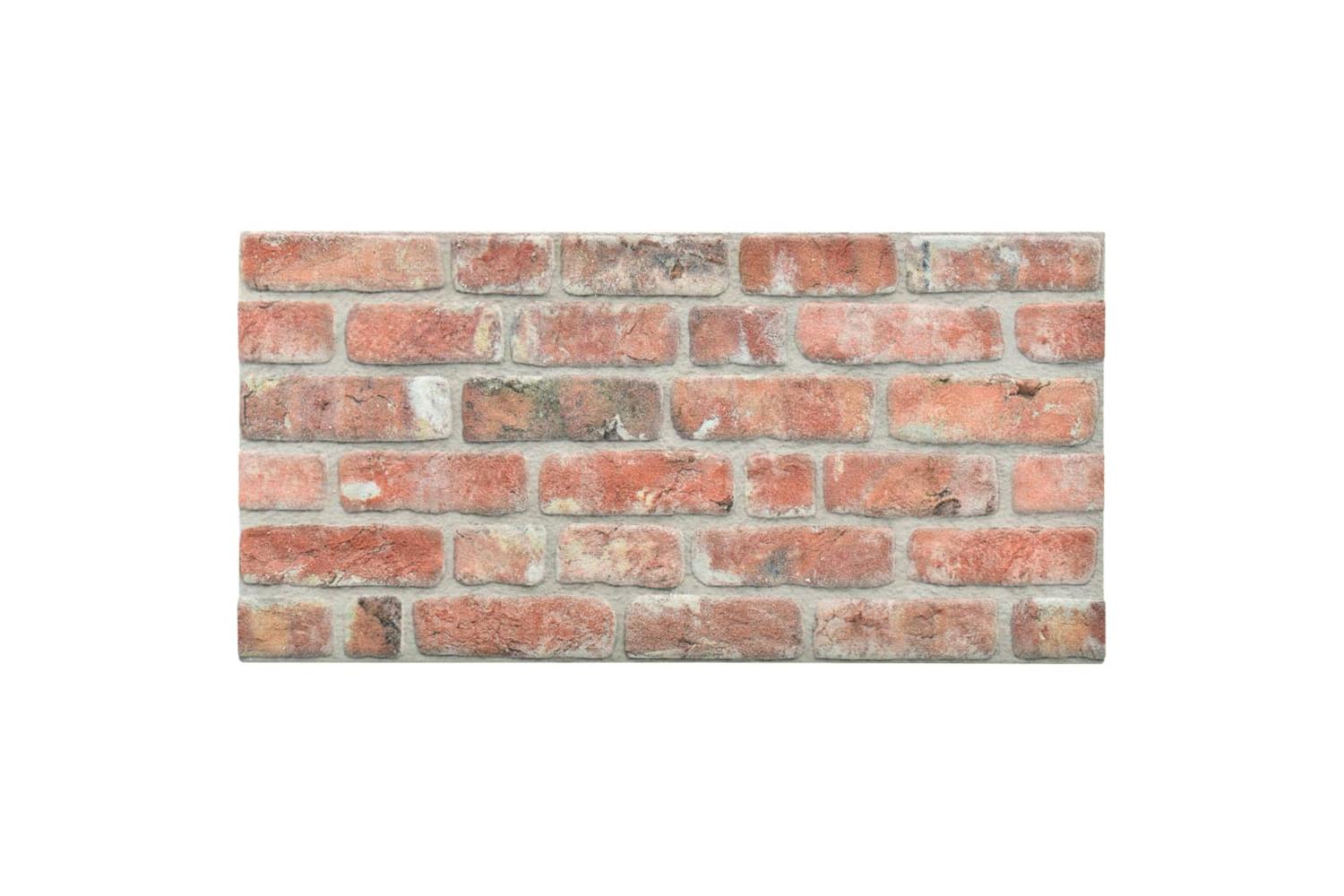 Vidaxl 332921 3d Wall Panels With Red Brick Design 10 Pcs Eps-5