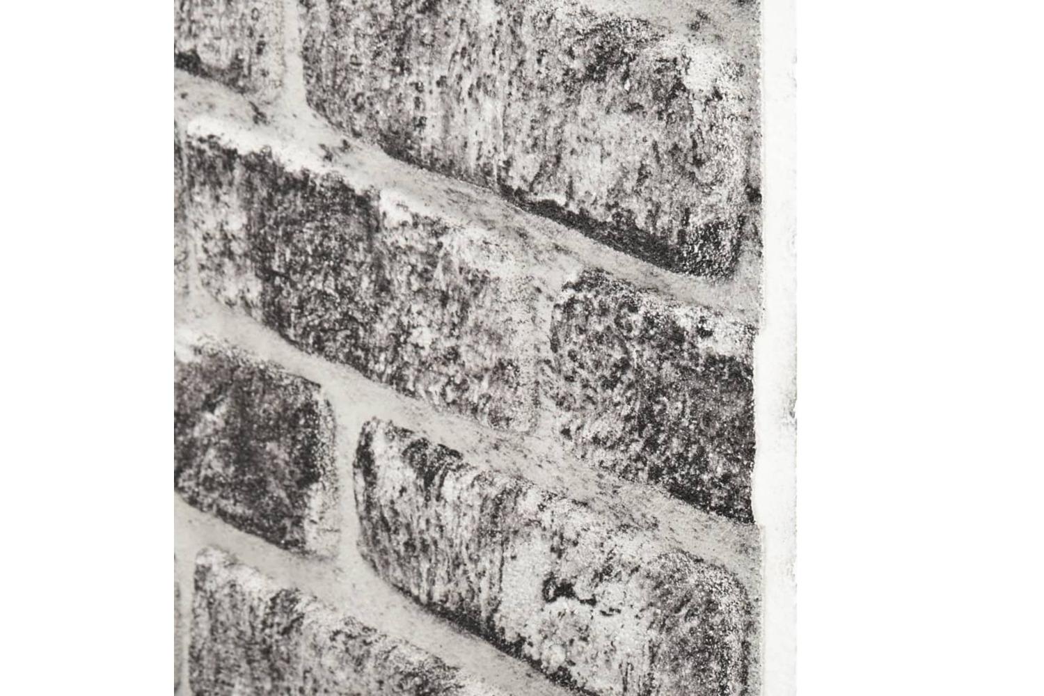 Vidaxl 332925 3d Wall Panels With Dark Grey Brick Design 10 Pcs Eps-3