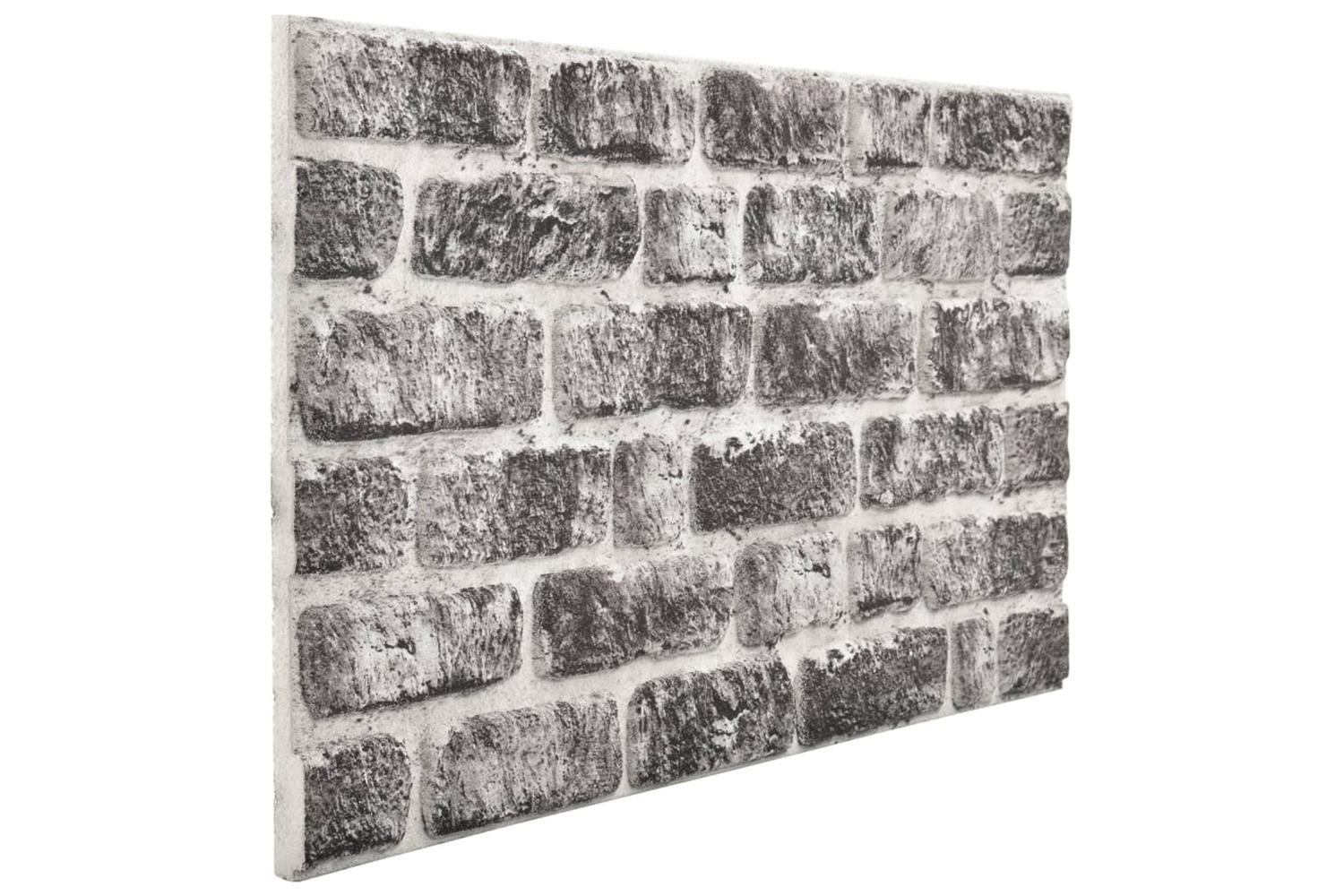 Vidaxl 332925 3d Wall Panels With Dark Grey Brick Design 10 Pcs Eps-6