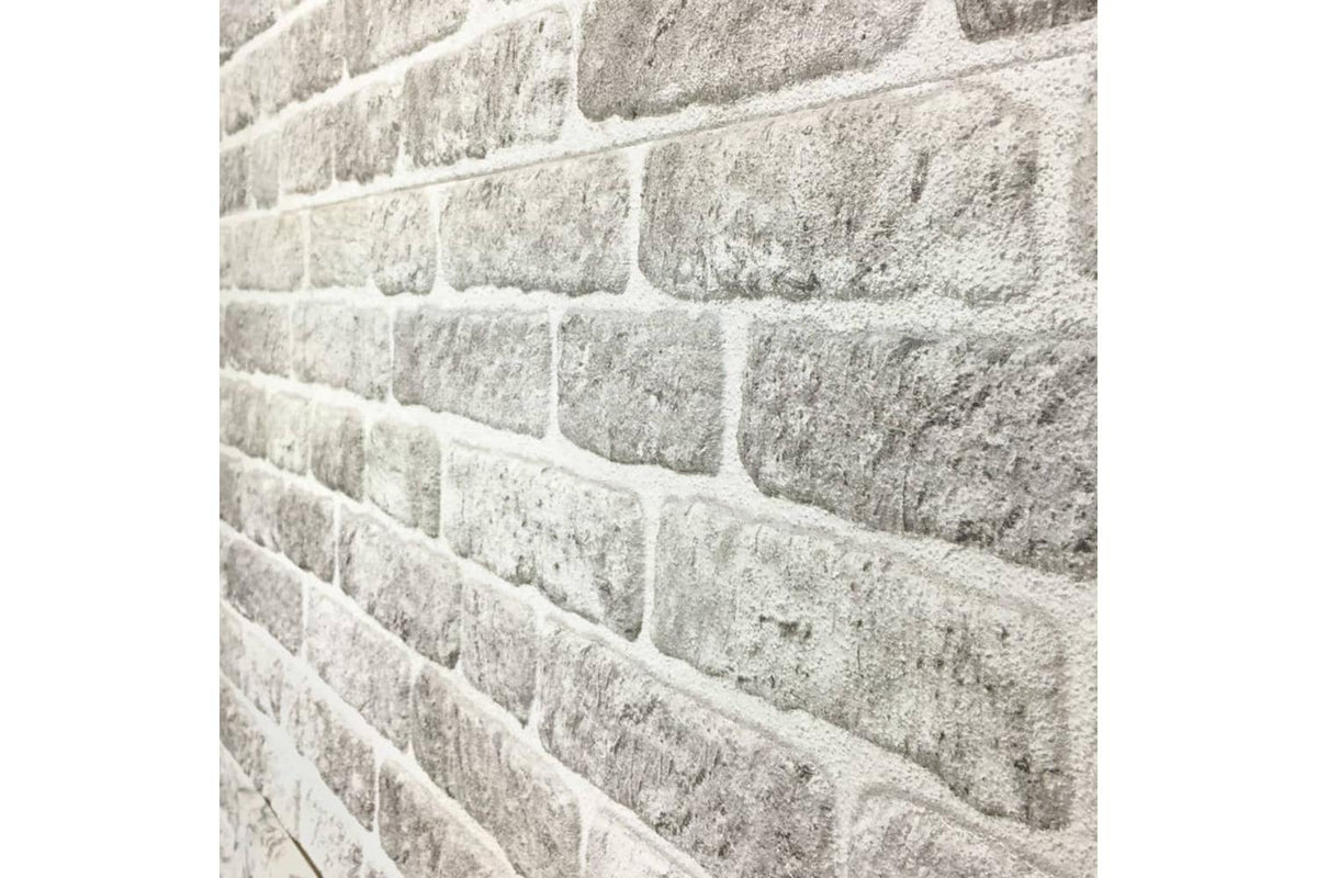 Vidaxl 332924 3d Wall Panels With Light Grey Brick Design 10 Pcs Eps-4