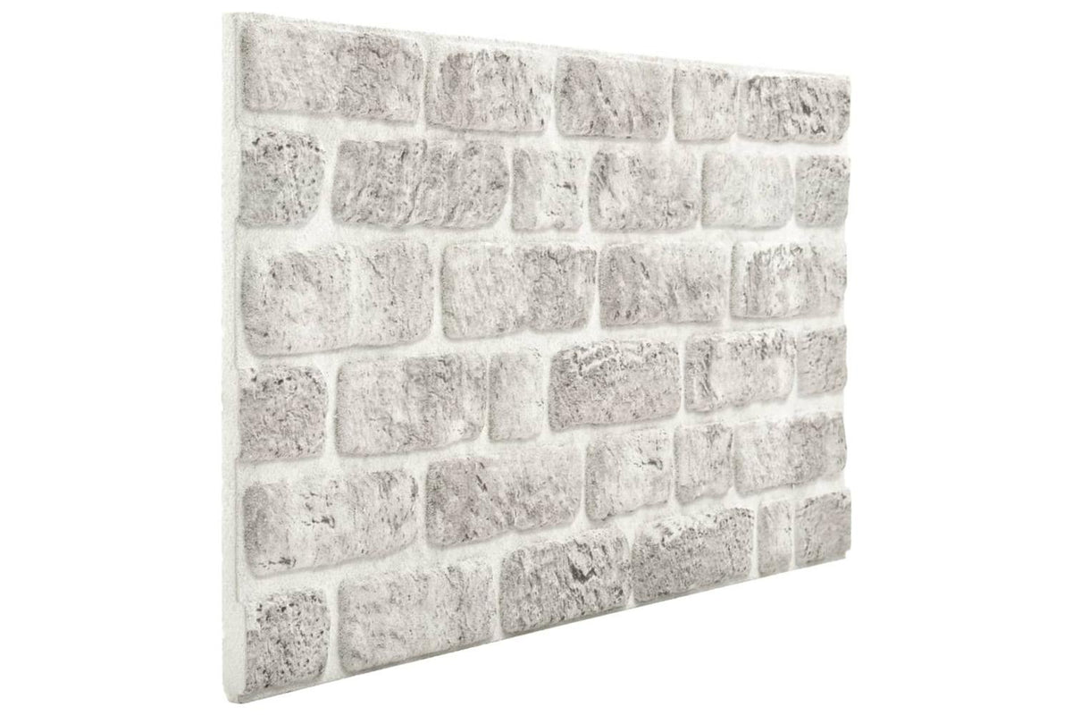 Vidaxl 332924 3d Wall Panels With Light Grey Brick Design 10 Pcs Eps-6