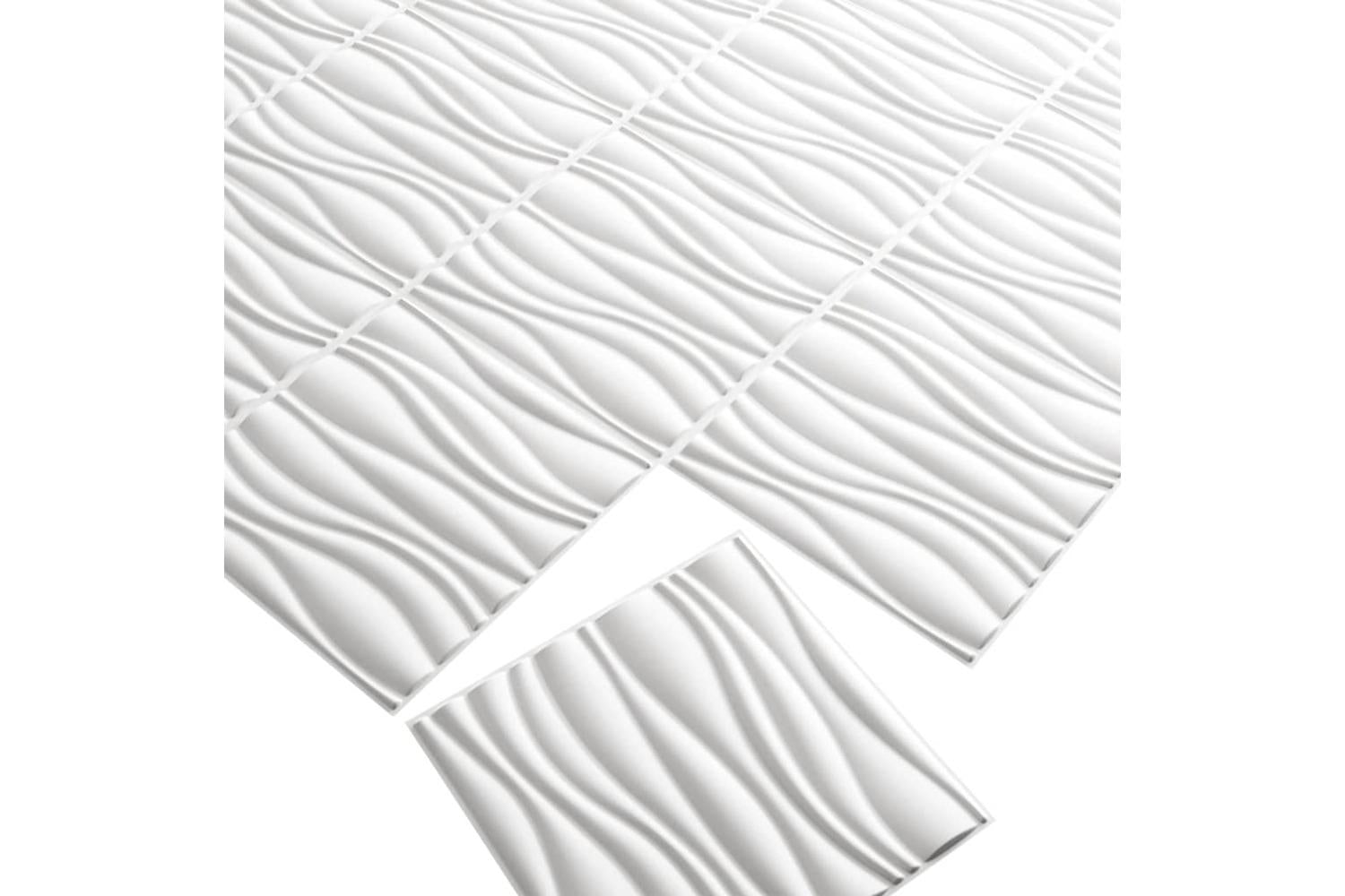 Wallart 276196 24 Pcs 3d Wall Panels Ga-wa04 Waves-7