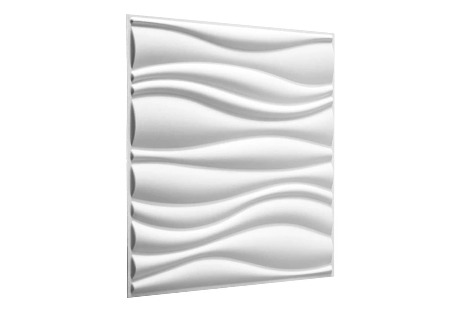 Wallart 412818 3d Wall Panels Waves 12 Pcs Ga-wa04