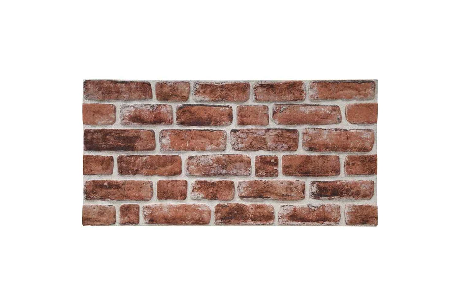 Vidaxl 149578 3d Wall Panels With Dark Brown Brick Design 10 Pcs Eps-2