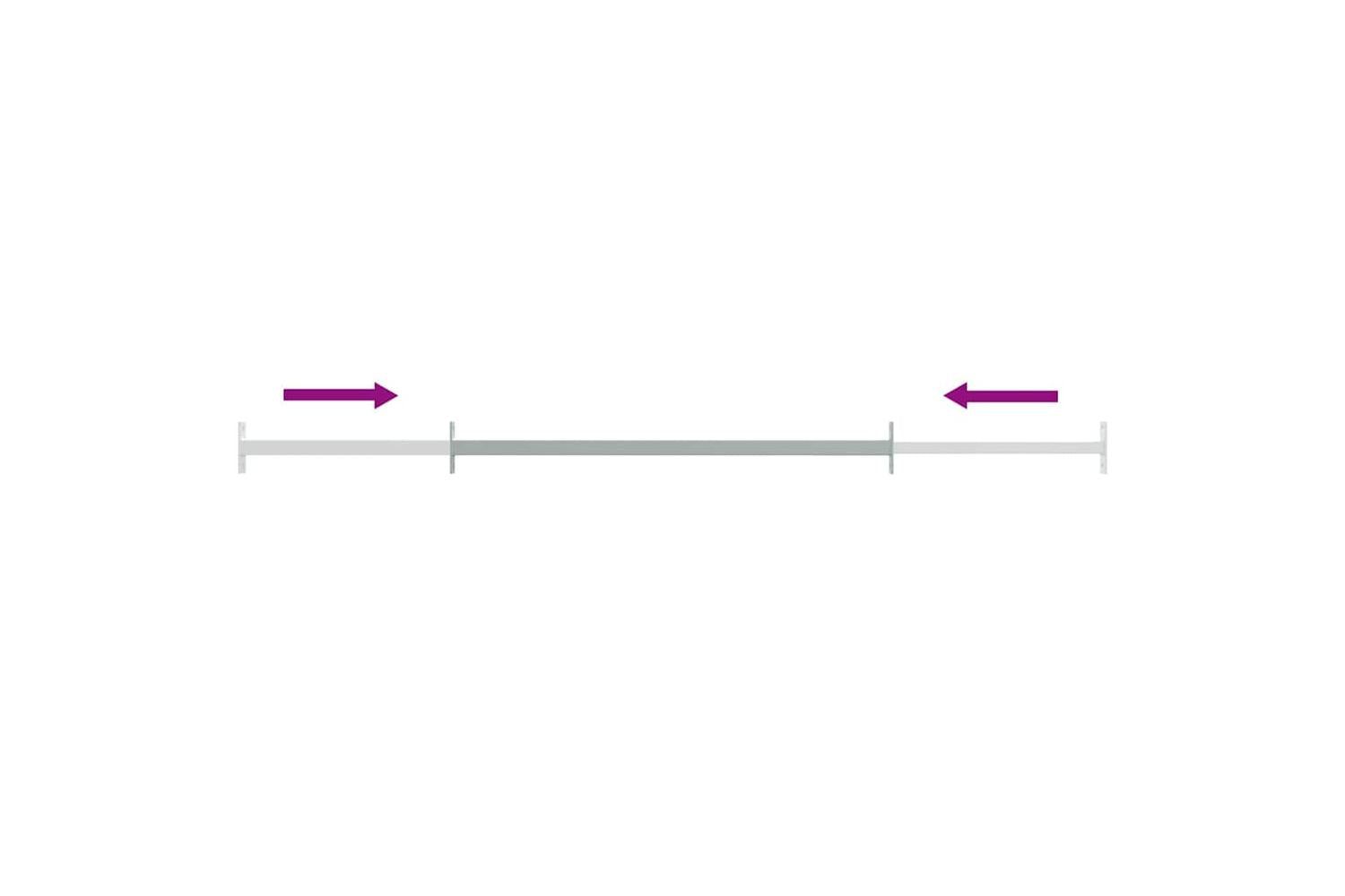 vidaXL 144515 Adjustable Security Window Bar 710-1200mm-5