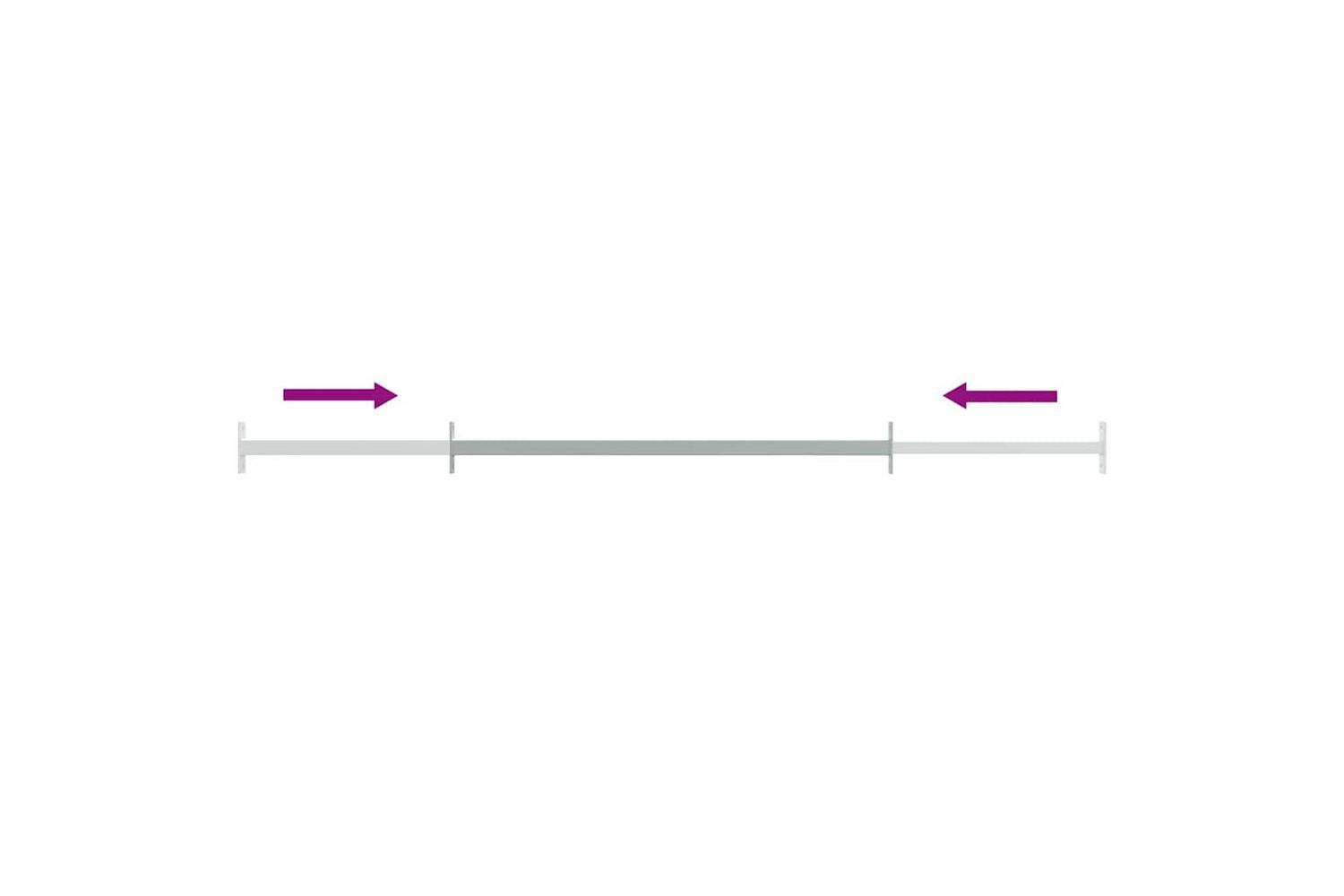 vidaXL 144516 Adjustable Security Window Bars 3 Pcs 710-1200mm-5