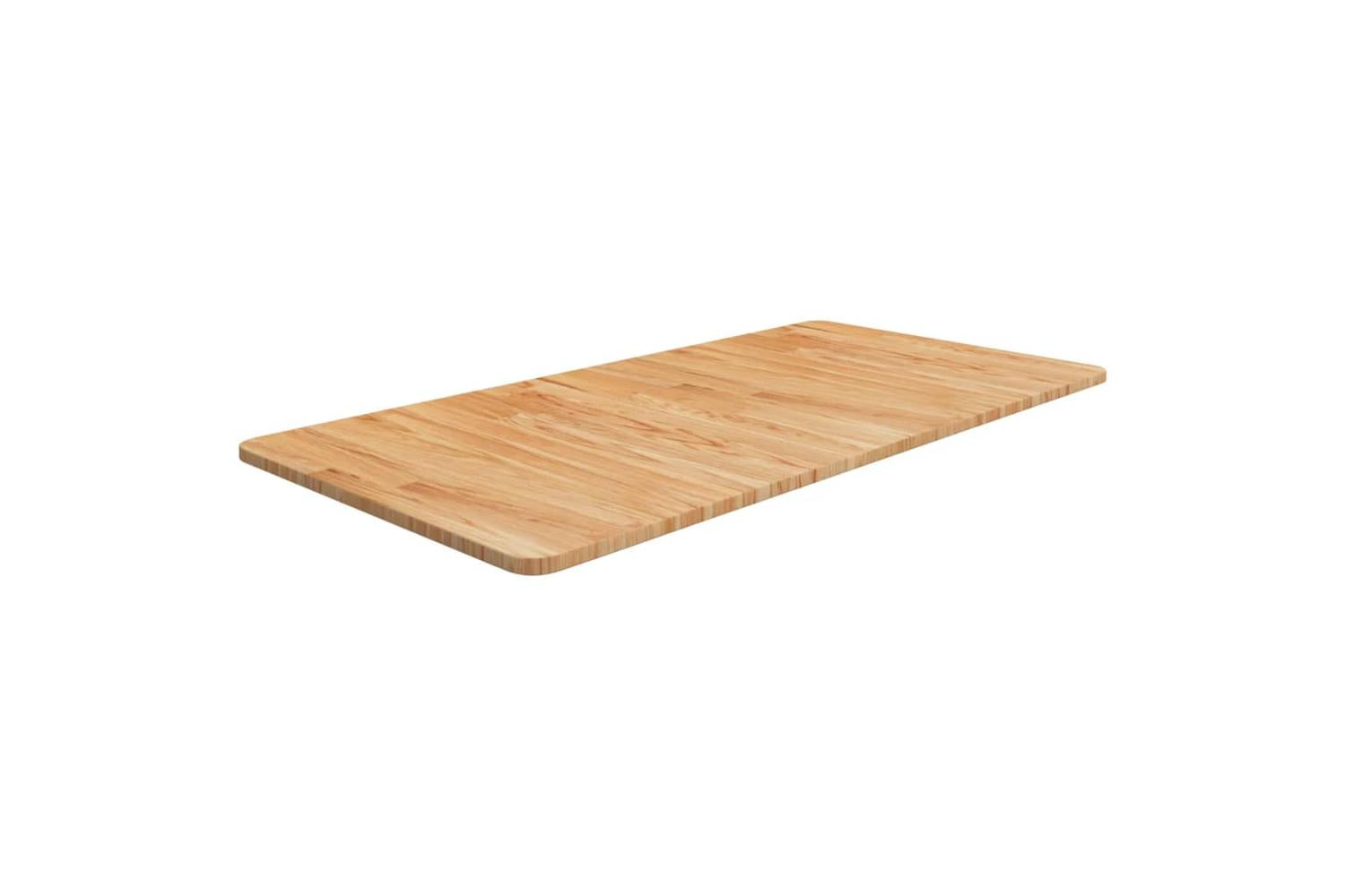 Vidaxl 343011 Bathroom Countertop Light Brown 100x50x1.5cm Treated Solid Wood