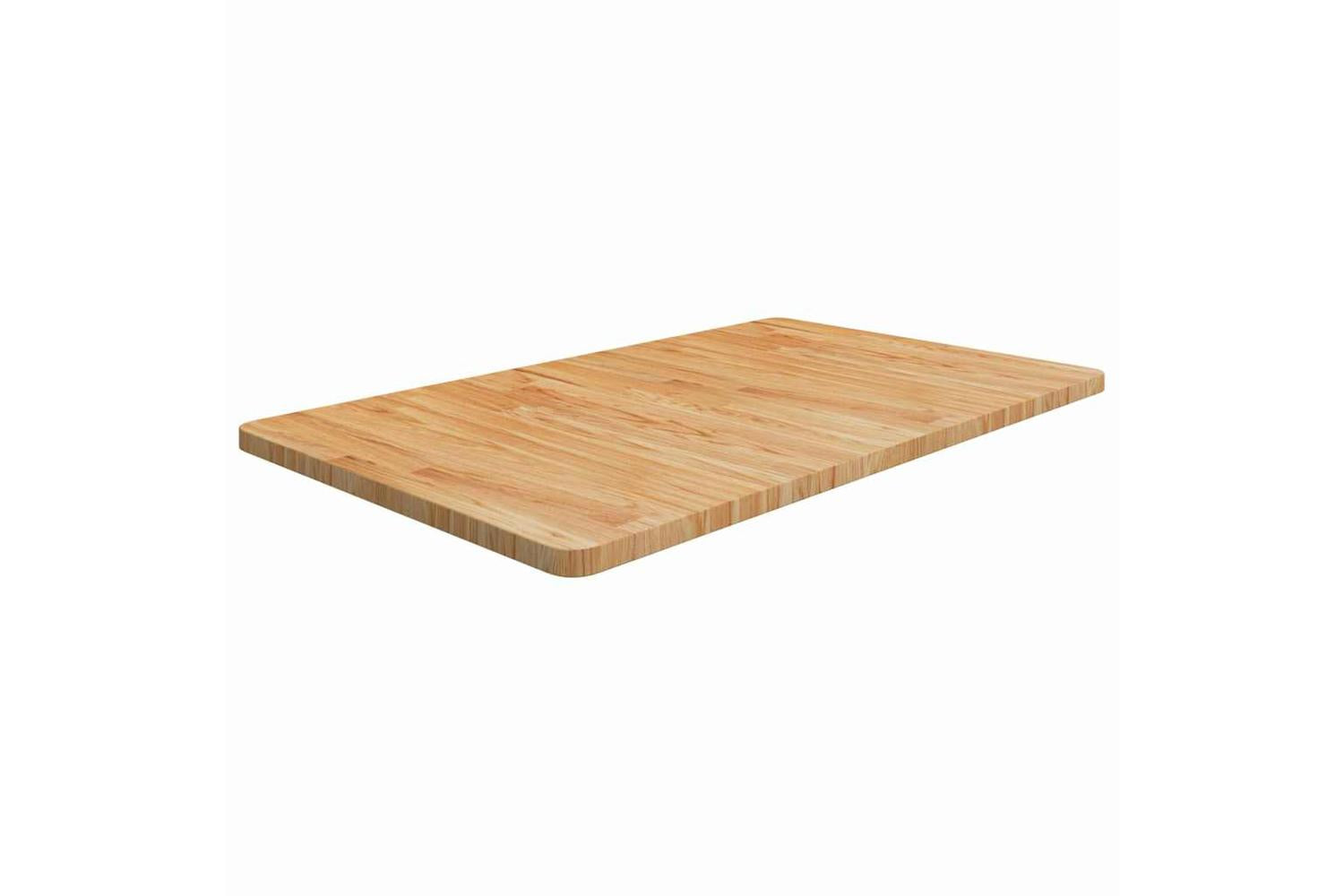 Vidaxl 343041 Bathroom Countertop Light Brown 100x60x2.5cm Treated Solid Wood