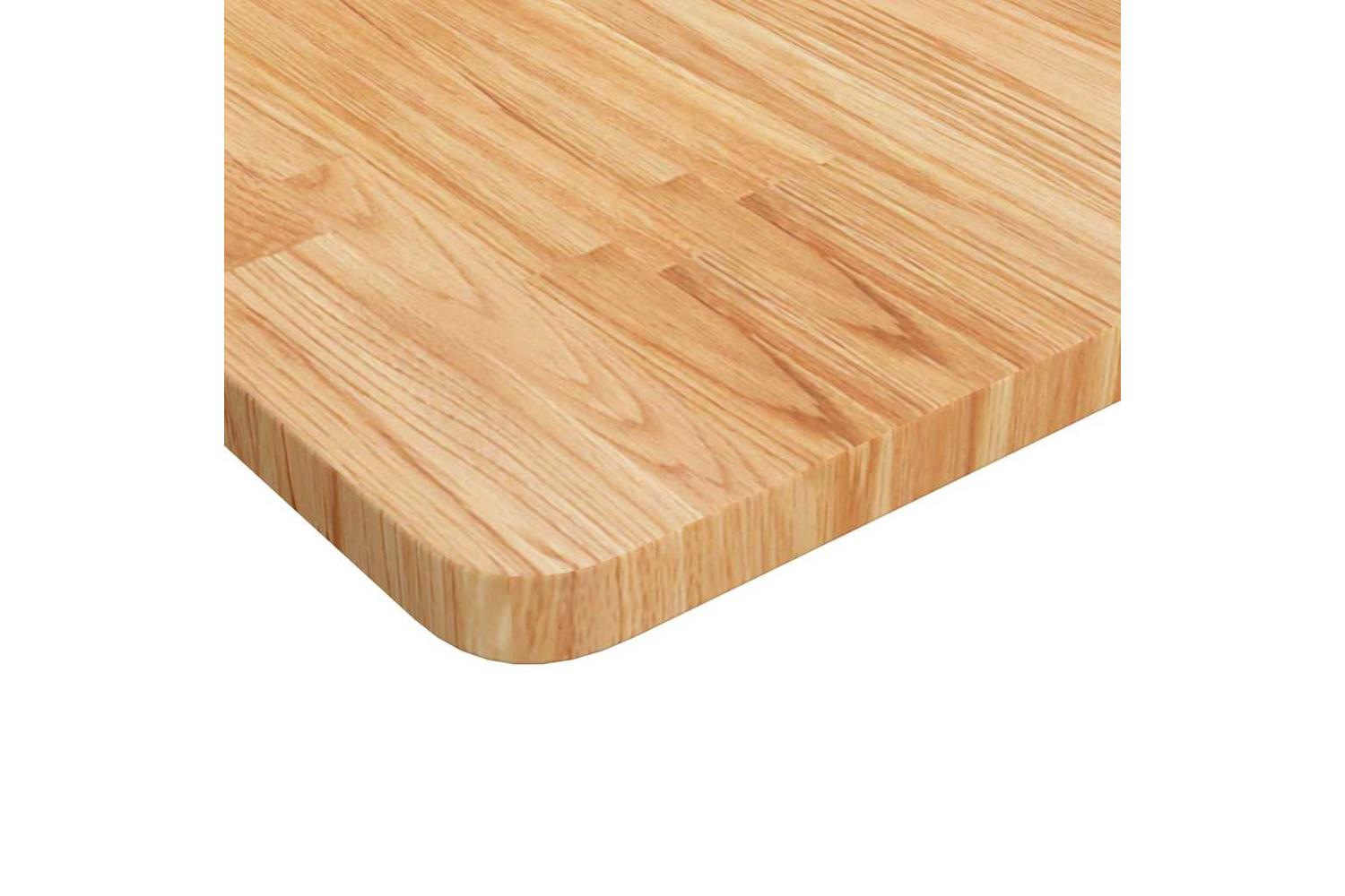 Vidaxl 343041 Bathroom Countertop Light Brown 100x60x2.5cm Treated Solid Wood-3