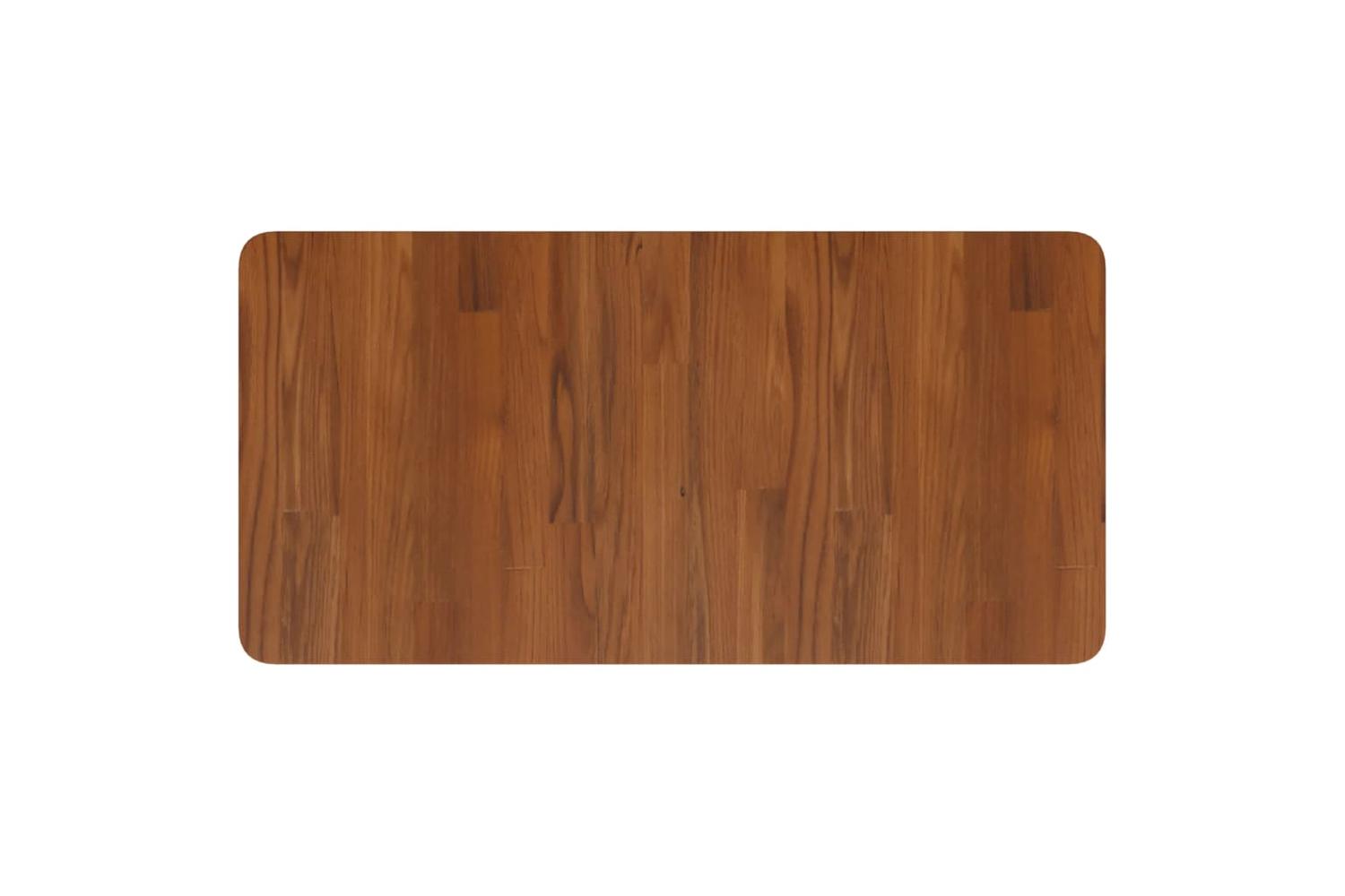 Vidaxl 343052 Bathroom Countertop Dark Brown 80x40x2.5cm Treated Solid Wood-3
