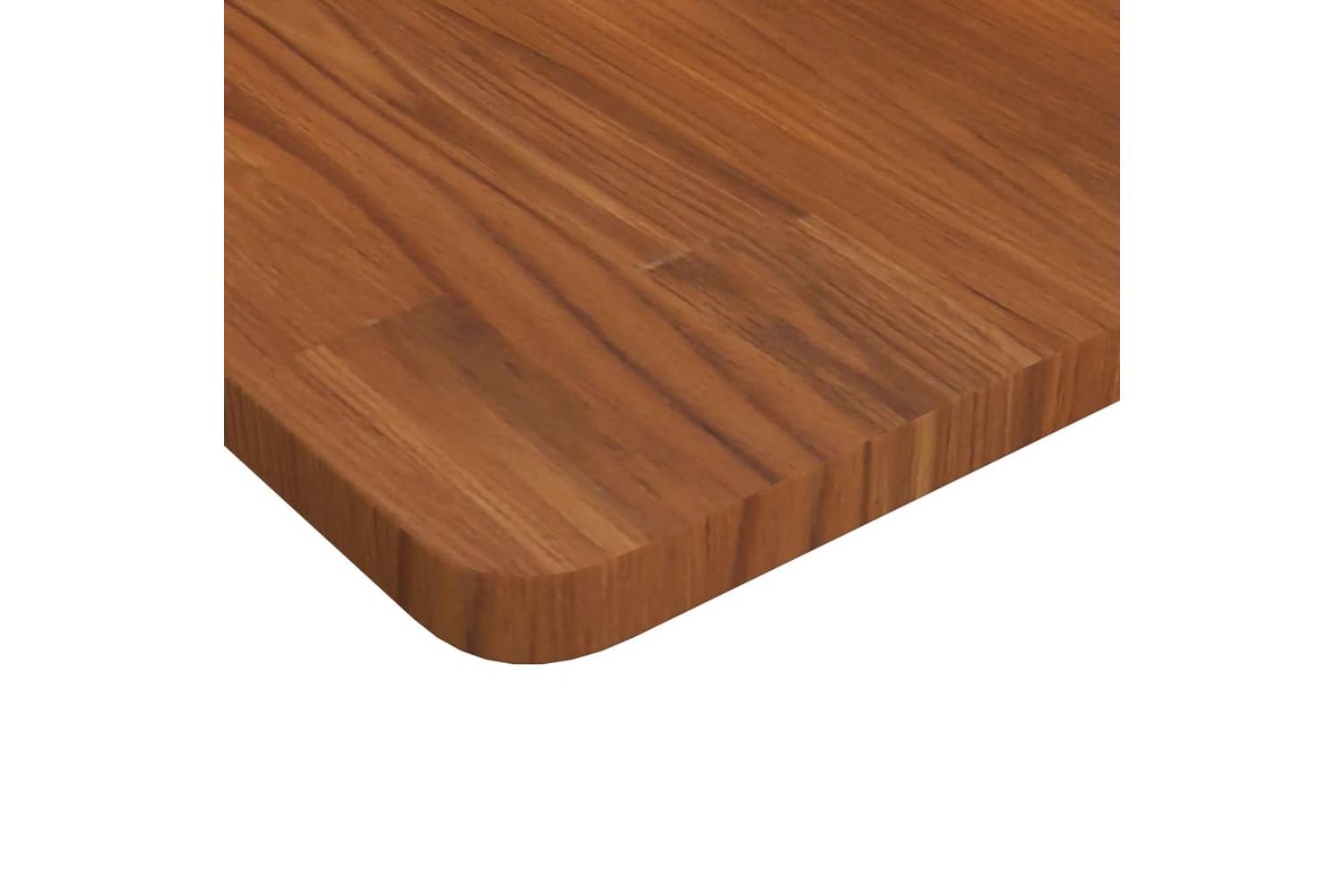 Vidaxl 343052 Bathroom Countertop Dark Brown 80x40x2.5cm Treated Solid Wood-4