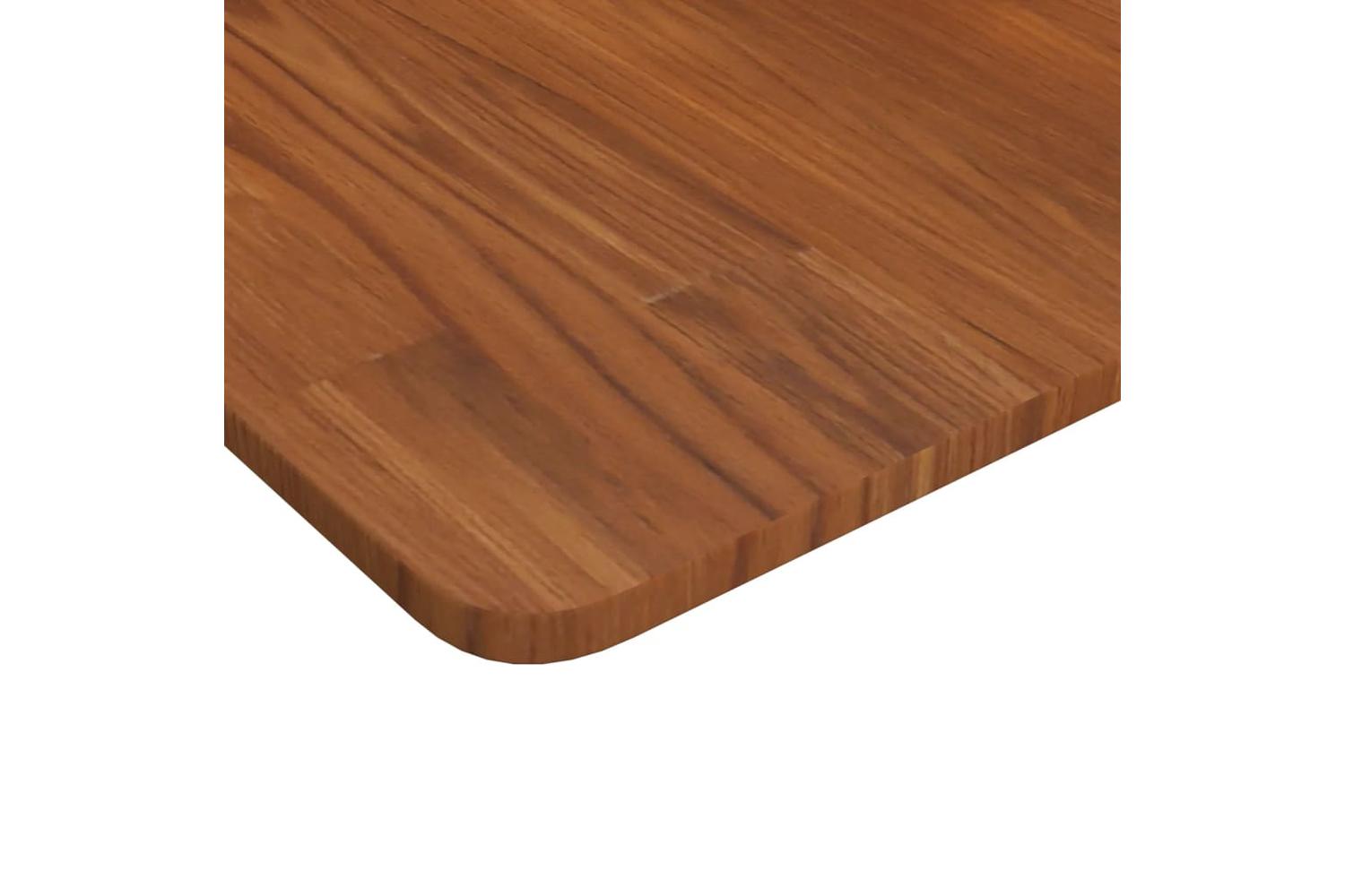 Vidaxl 343024 Bathroom Countertop Dark Brown 80x40x1.5cm Treated Solid Wood-4