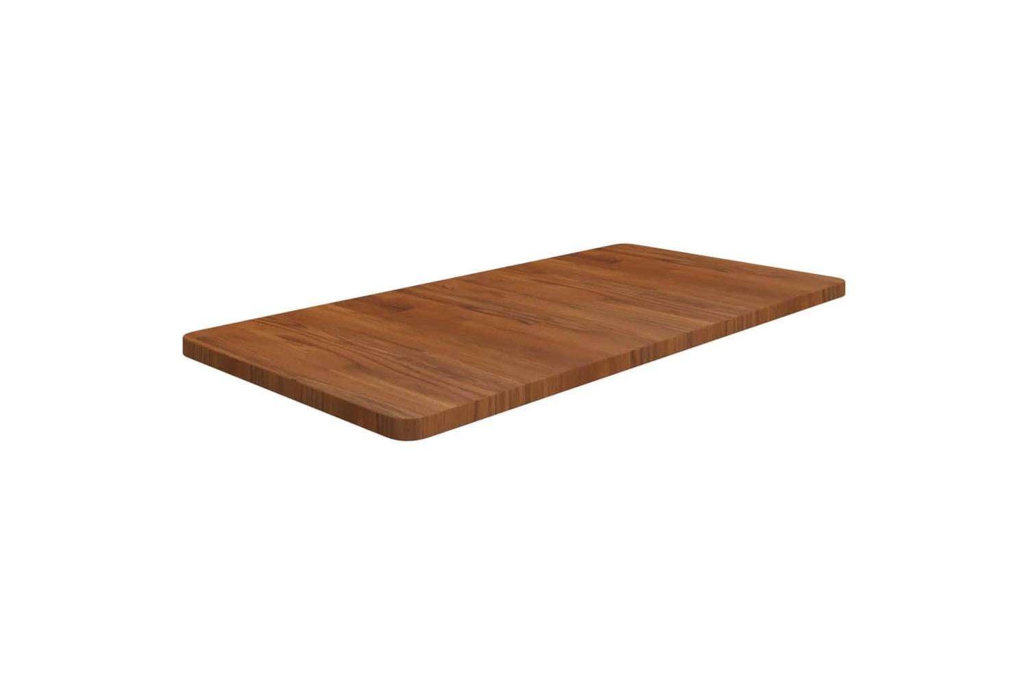 Vidaxl 343053 Bathroom Countertop Dark Brown 100x50x2.5cm Treated Solid Wood