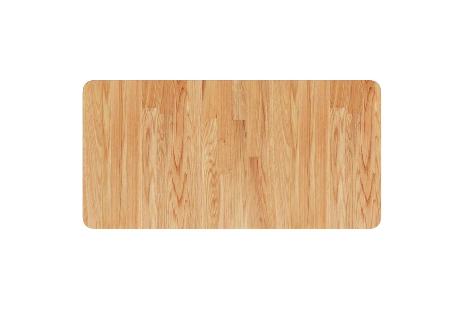 Vidaxl 343010 Bathroom Countertop Light Brown 80x40x1.5cm Treated Solid Wood-3