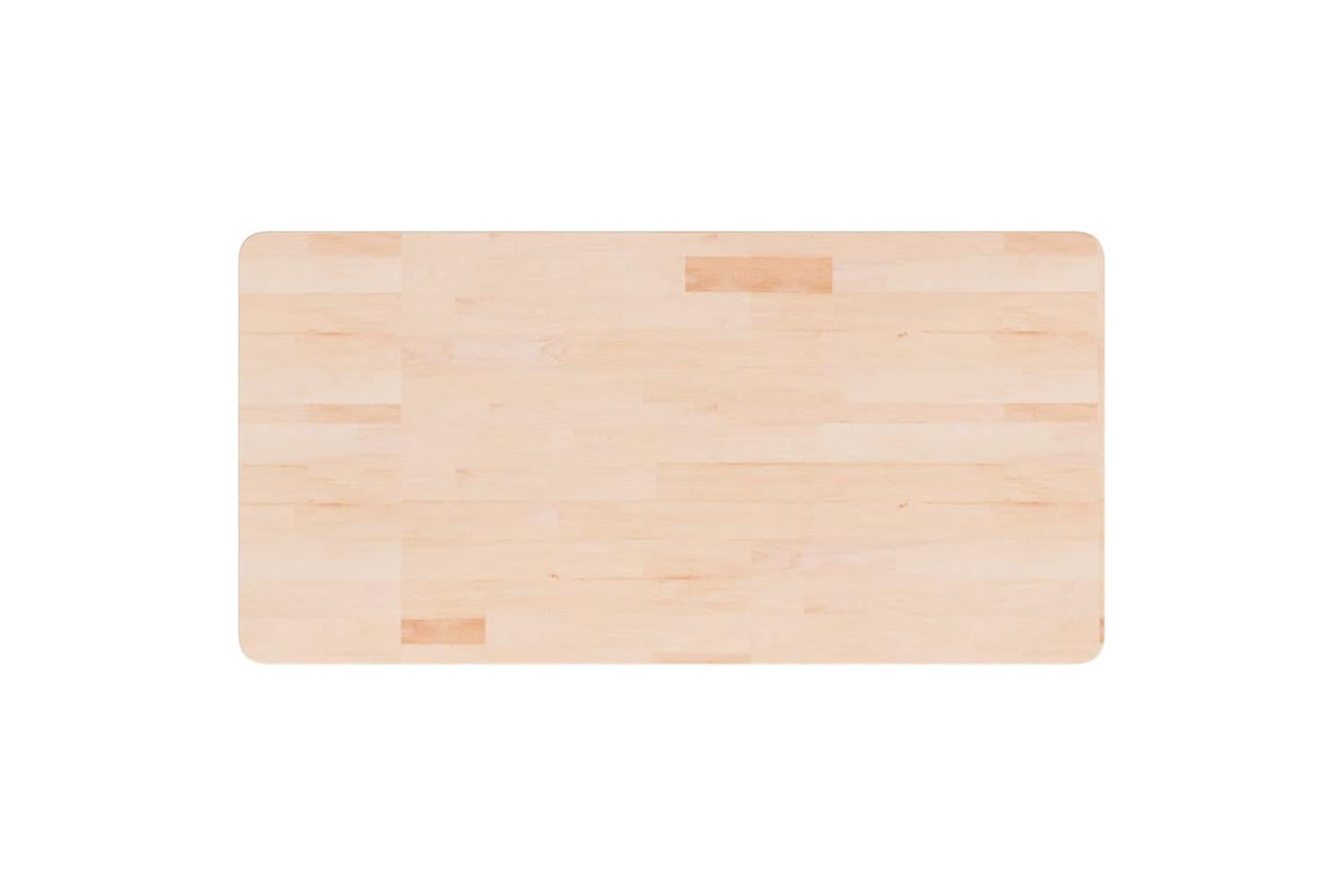 vidaXL 342925 Bathroom Countertop 100x50x1.5cm Untreated Solid Wood-3