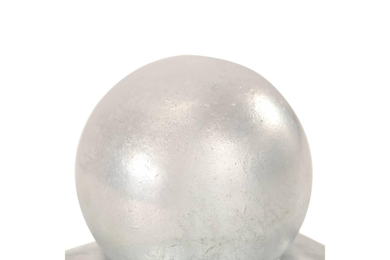 vidaXL 145497 Post Caps 6 Pcs Globe Final Galvanised Metal 71x71mm-8