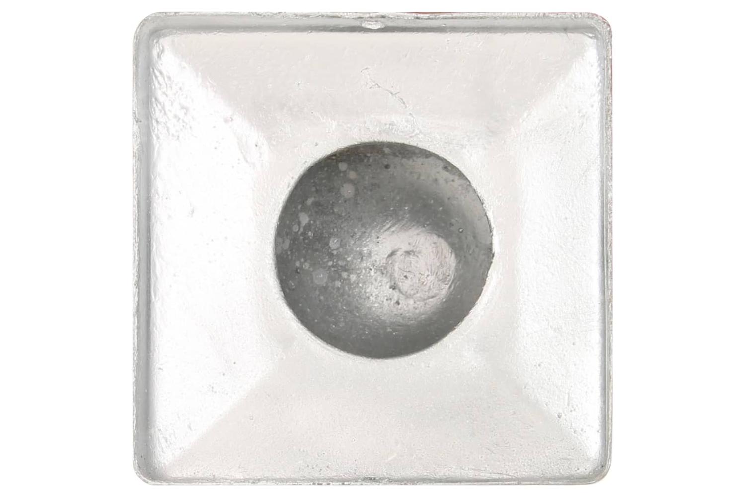 vidaXL 145497 Post Caps 6 Pcs Globe Final Galvanised Metal 71x71mm-9
