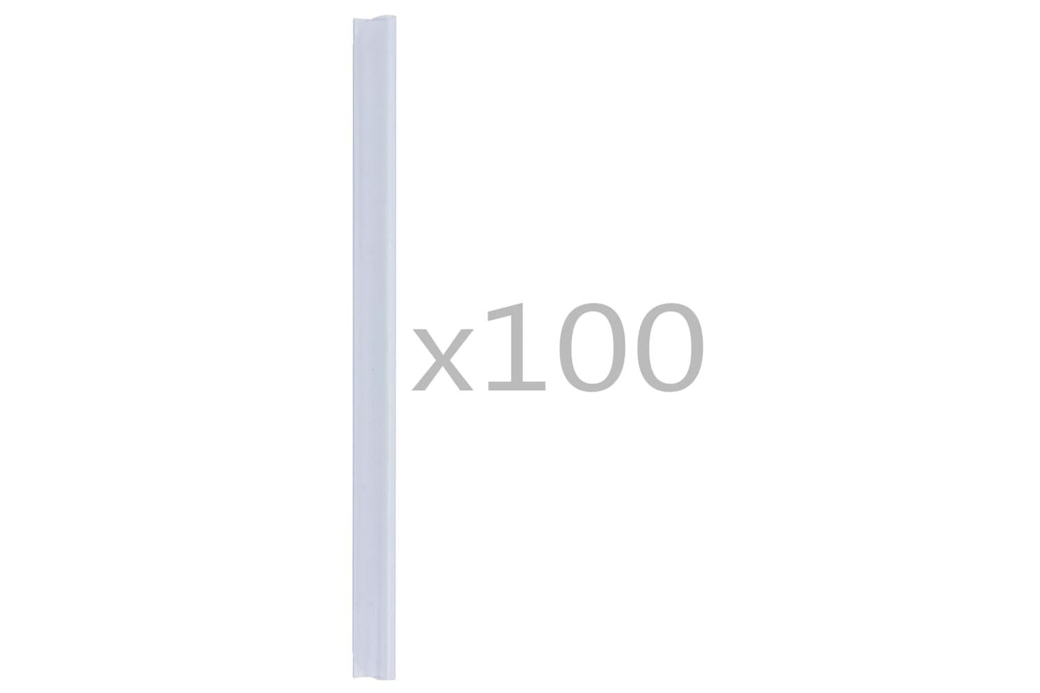 Vidaxl 45476 100 Pcs Fence Strip Clips Pvc Transparent-3