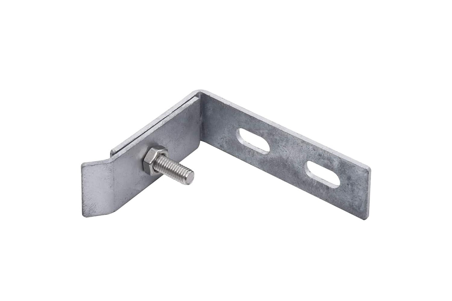 Vidaxl 144503 Wall Corner Connector 10 Sets Silver-3