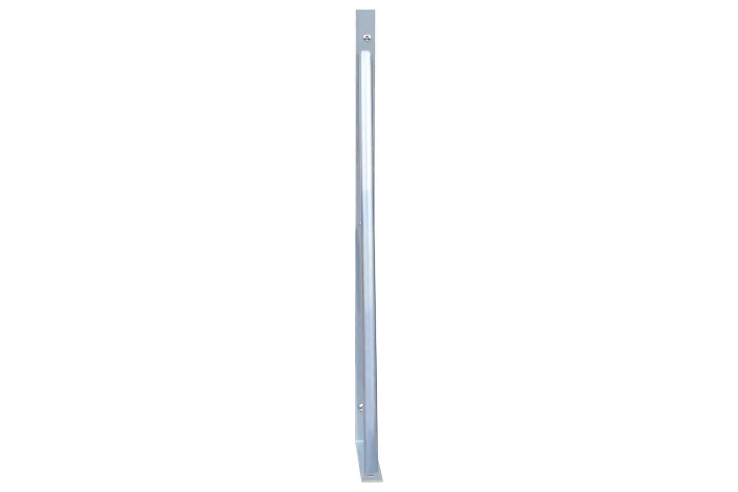 Vidaxl 148989 Support Brackets For Fence Post 3 Pcs Galvanised Steel-5