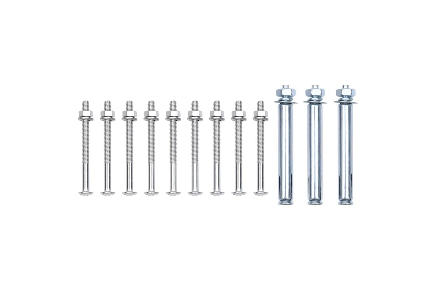 Vidaxl 148989 Support Brackets For Fence Post 3 Pcs Galvanised Steel-9
