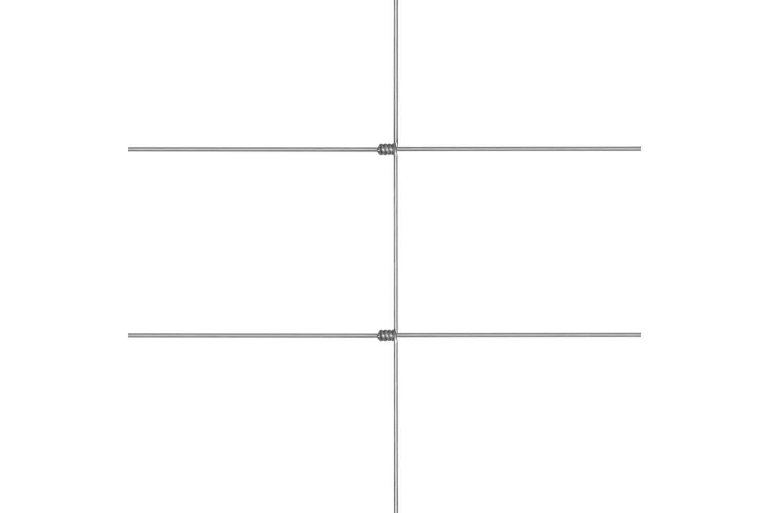 Vidaxl 149514 Garden Fence Galvanised Steel 50x1.25 M Silver-5