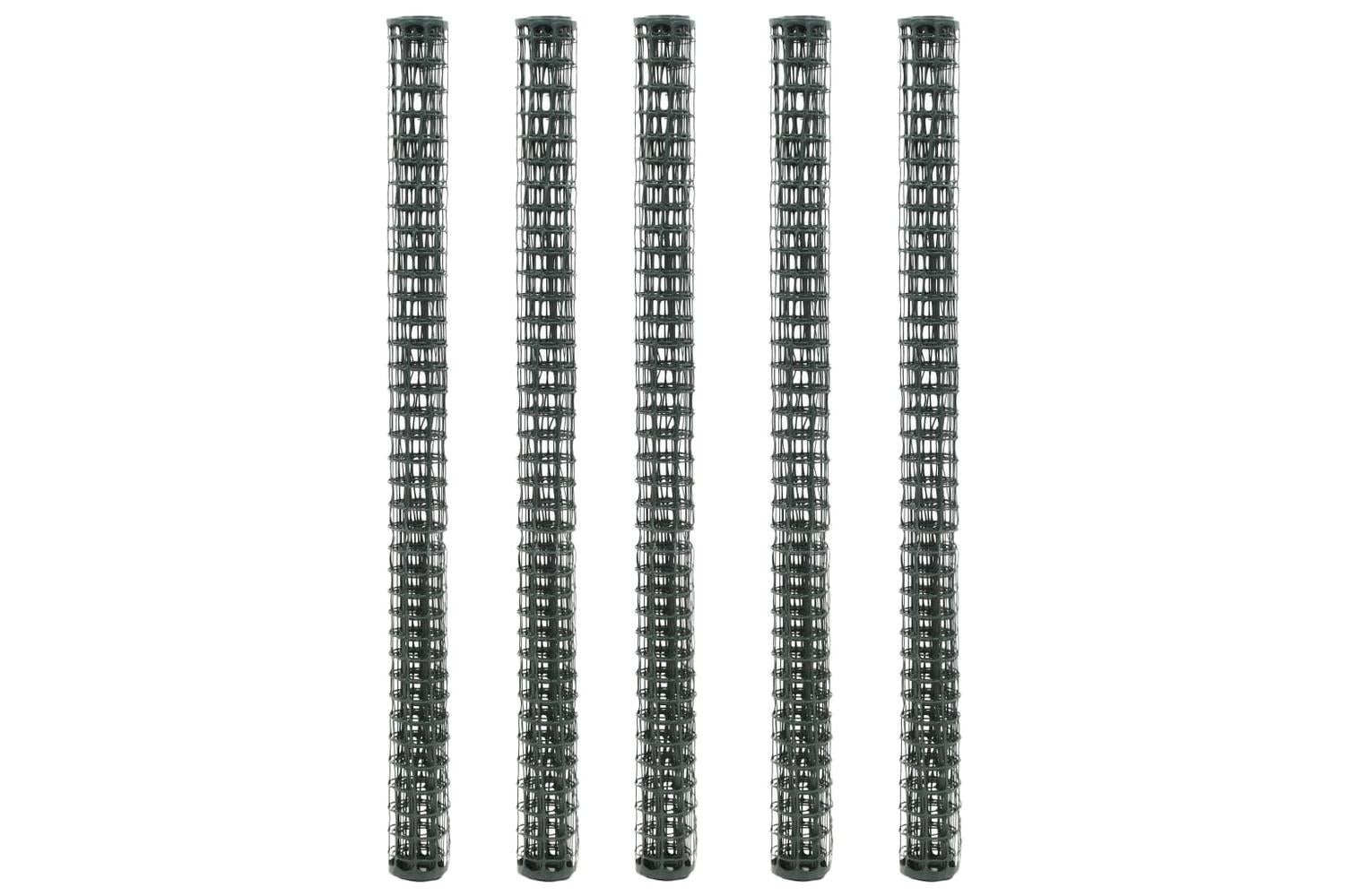 Vidaxl 143891 Garden Fence Meshes 5 Pcs Hdpe 1x1.2 M Green-2