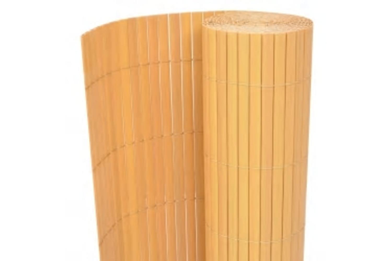 vidaXL 317163 Double-sided Garden Fence 110x500cm Yellow-3