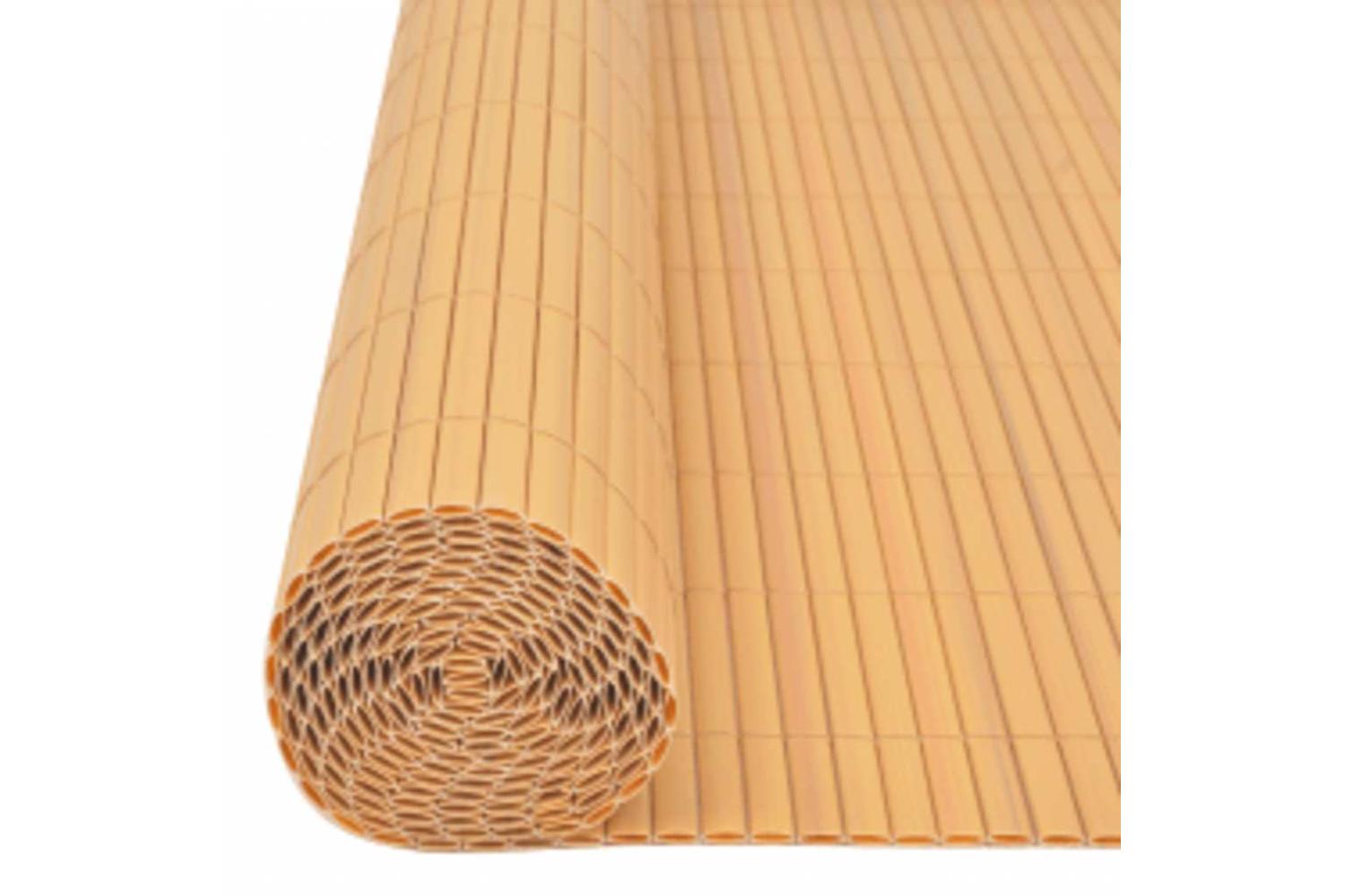 vidaXL 317163 Double-sided Garden Fence 110x500cm Yellow-5