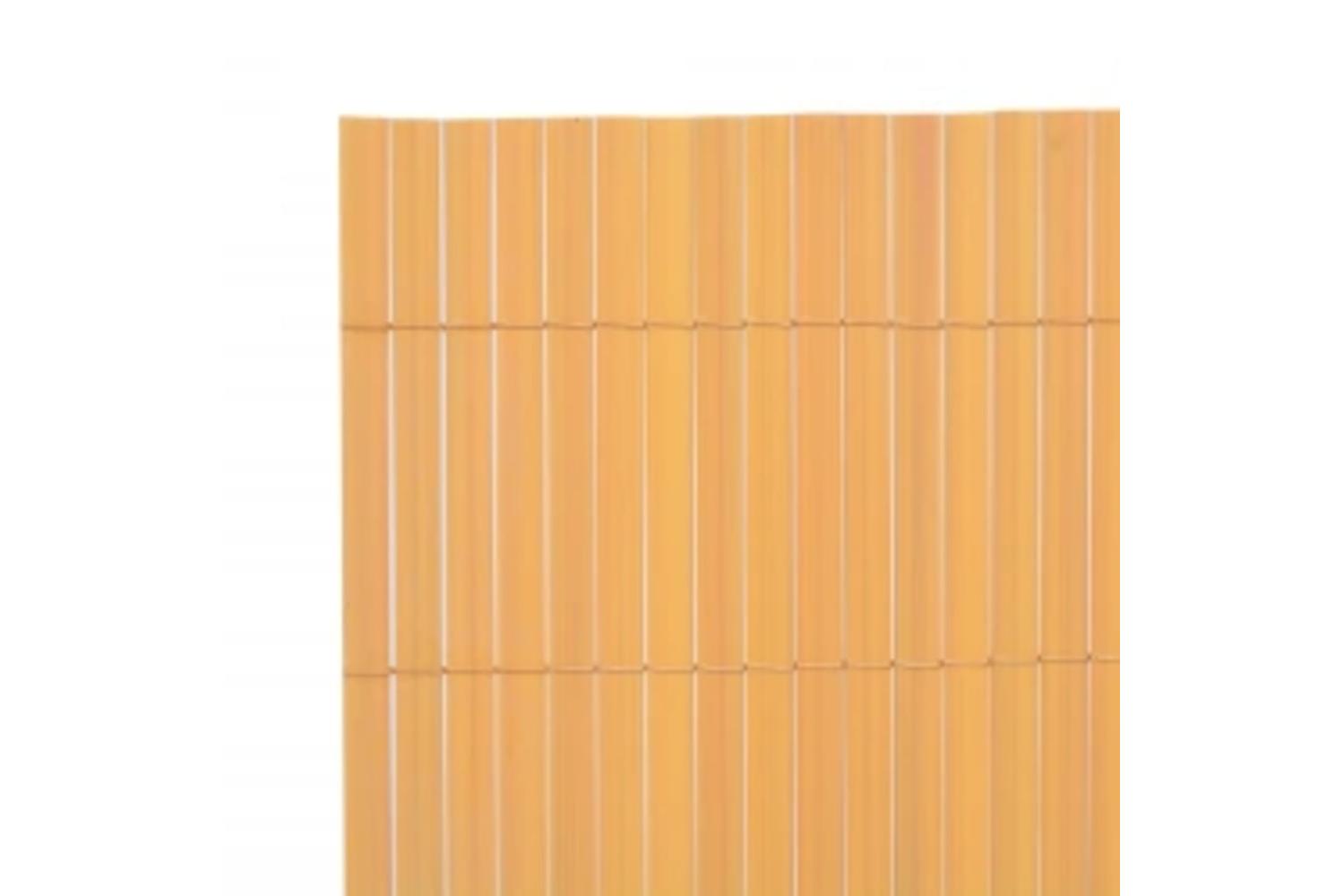 vidaXL 317163 Double-sided Garden Fence 110x500cm Yellow-6