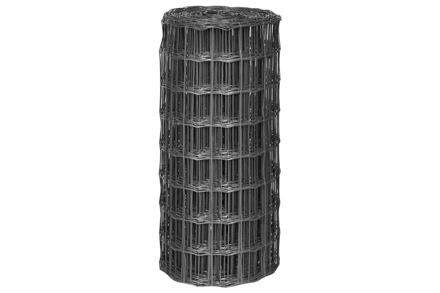 Vidaxl 142508 Euro Fence Steel 10x0.8 M Grey-3