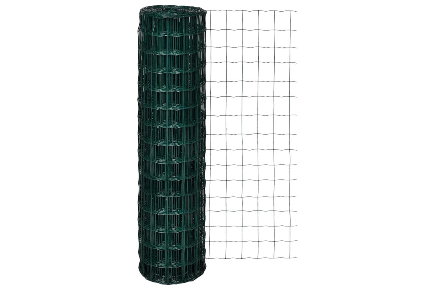 Vidaxl 140575 Euro Fence Steel 10x1.5 M Green-2