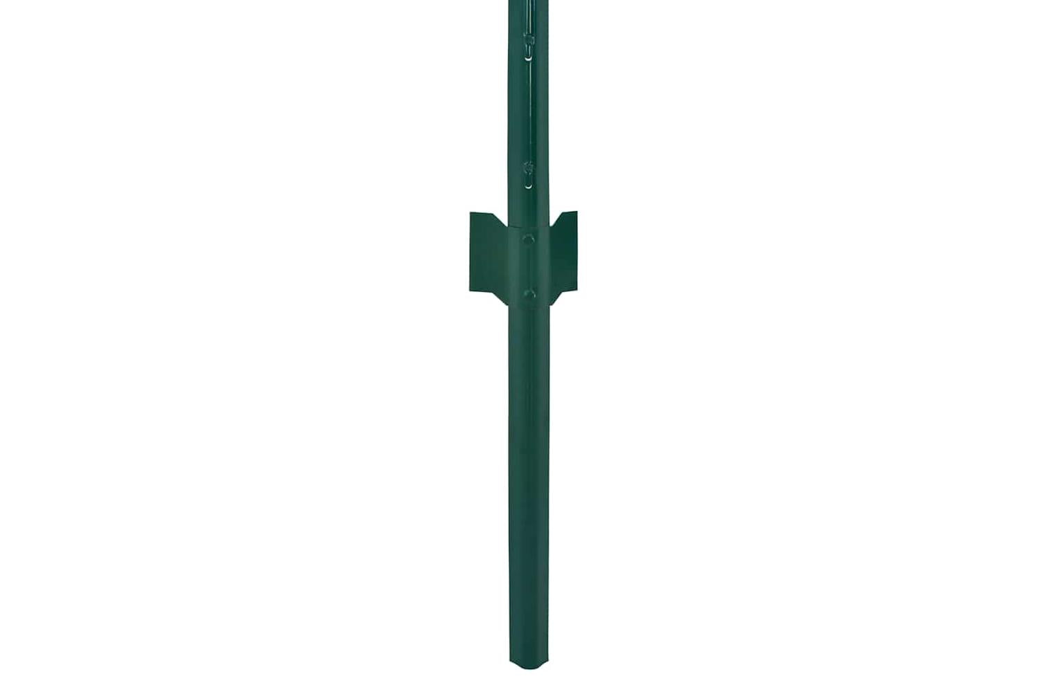 Vidaxl 144616 Wire Mesh Fence With Posts Steel 25x1.5 M Green-4