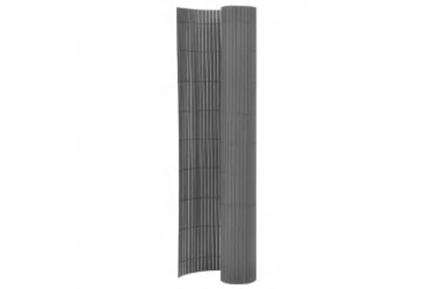 Vidaxl 317160 Double-sided Garden Fence 110x400 Cm Grey