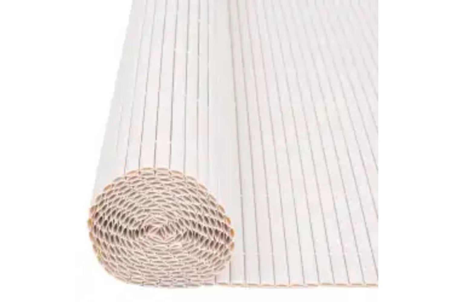 Vidaxl 317146 Double-sided Garden Fence 90x400 Cm White-4