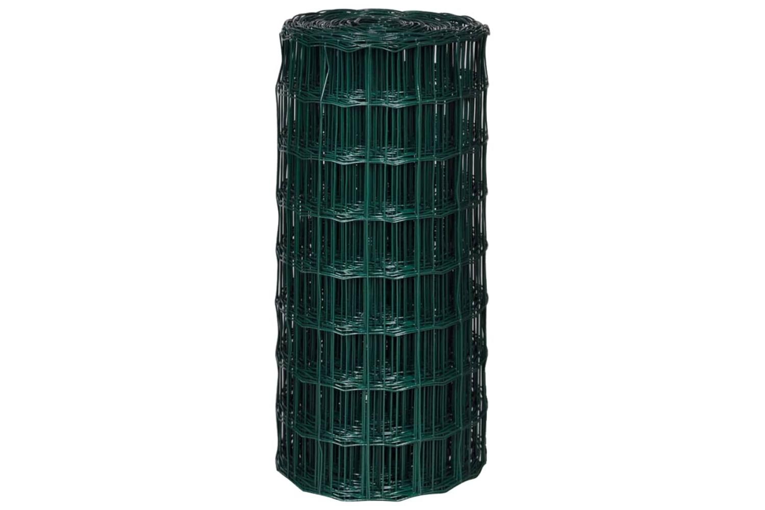 Vidaxl 140578 Euro Fence Steel 25x0.8 M Green-3