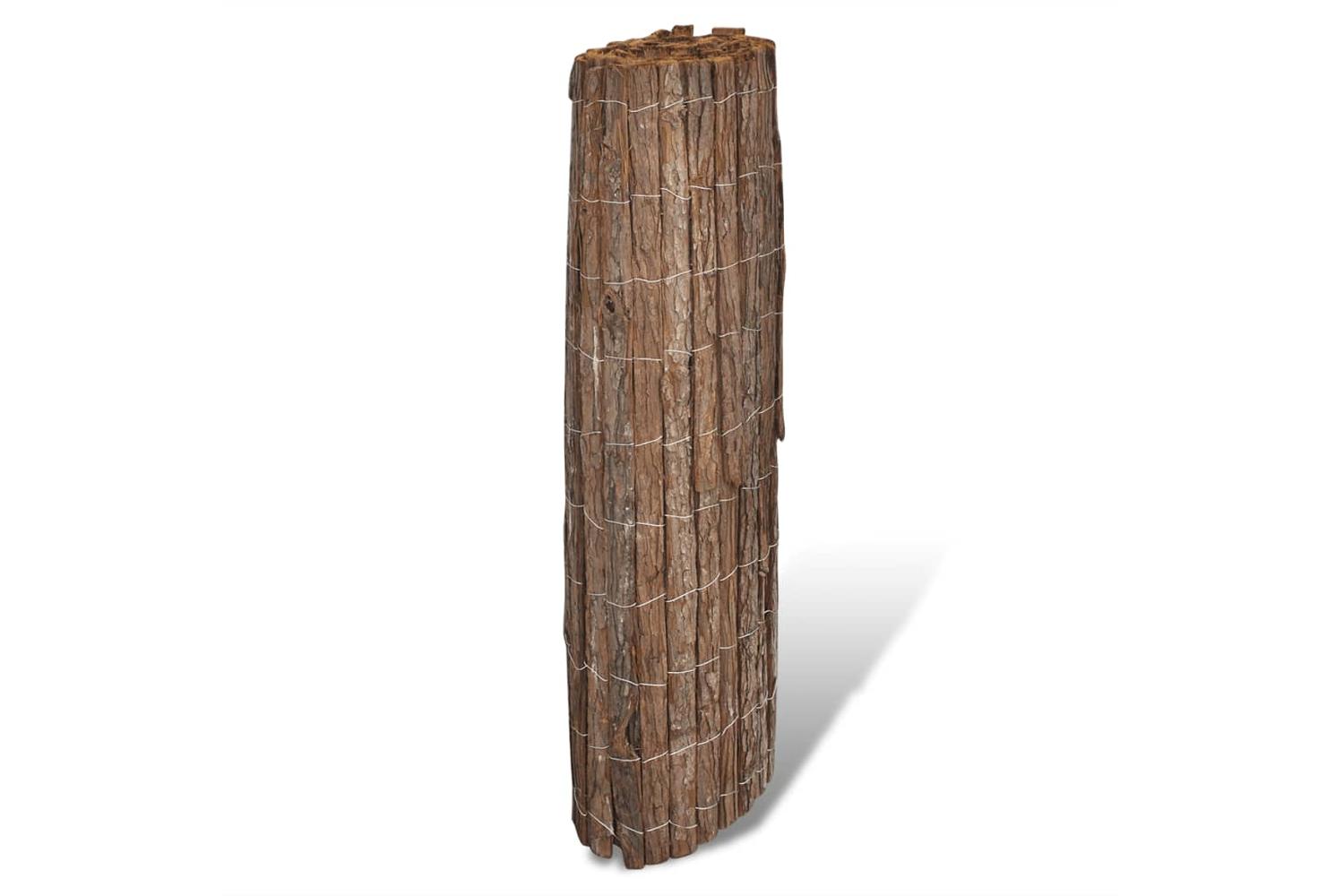 vidaXL 141604 Bark Fence 400x100cm-3
